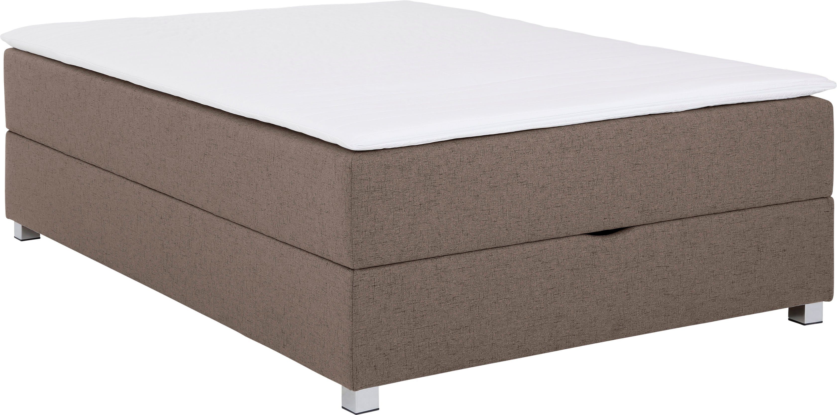 Home affaire Boxbett Alexis, ohne Kopfteil - ideal für Räume mit Dachschrägen; in 4 Breiten