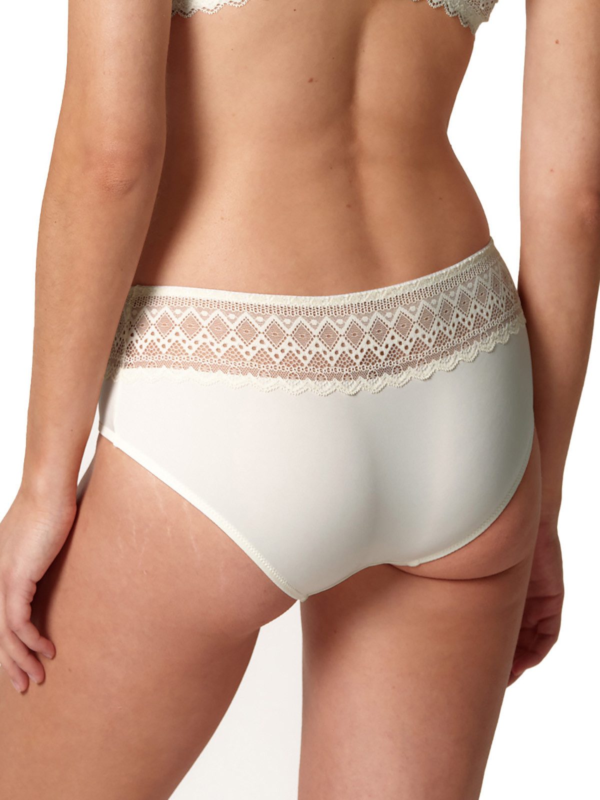 HUBER Panty Damen Panty hautnah Micro Ornament (Stück, 1-St) recyceltes Material