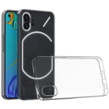 CoolGadget Handyhülle Transparent Ultra Slim Case für Nothing Phone 1 6,55 Zoll, Silikon Hülle Dünne Schutzhülle für Nothing Phone (1) Hülle
