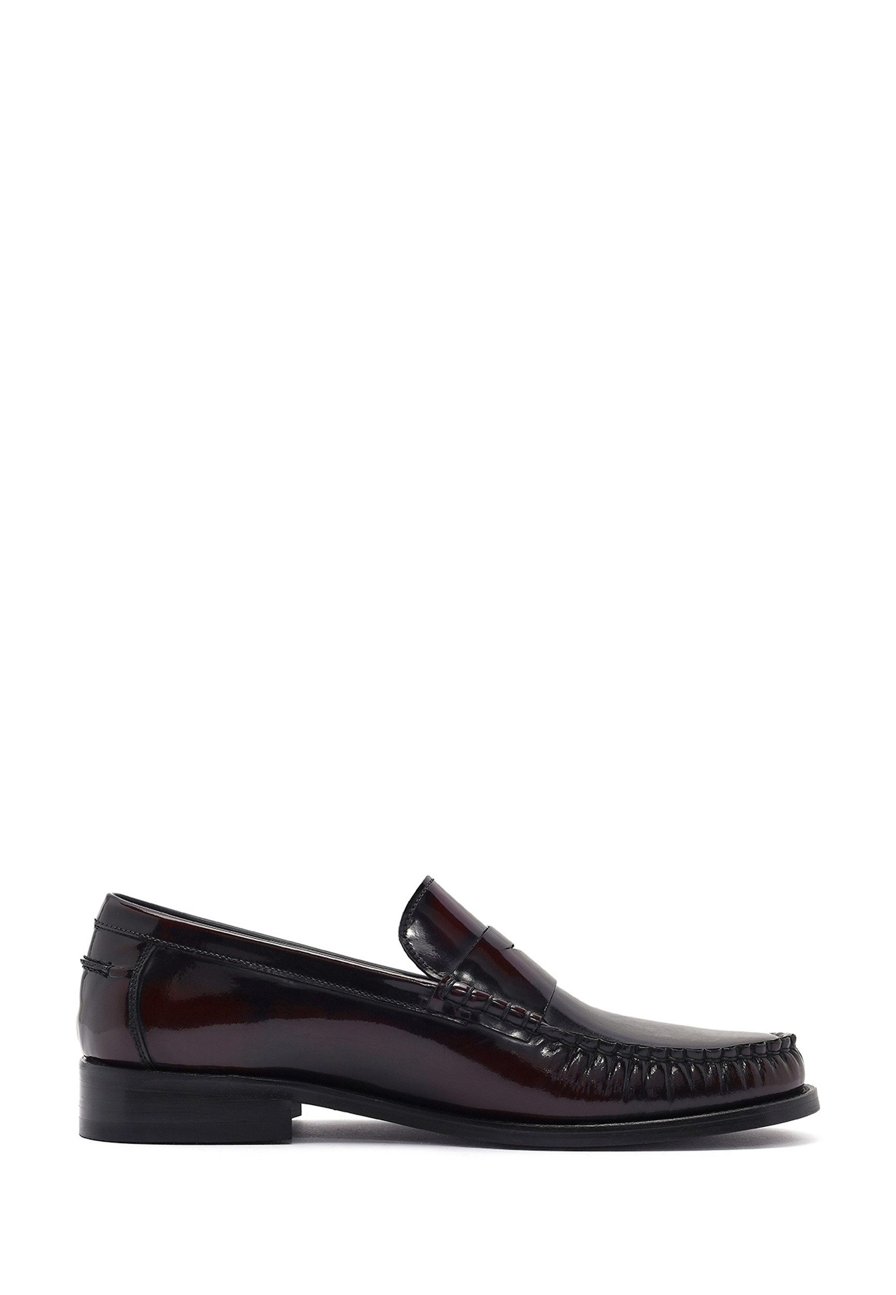 Derimod Klassische Loafer aus Leder Loafer Echtleder, Lederfutter, Slip-On Design, Zeitloser Stil