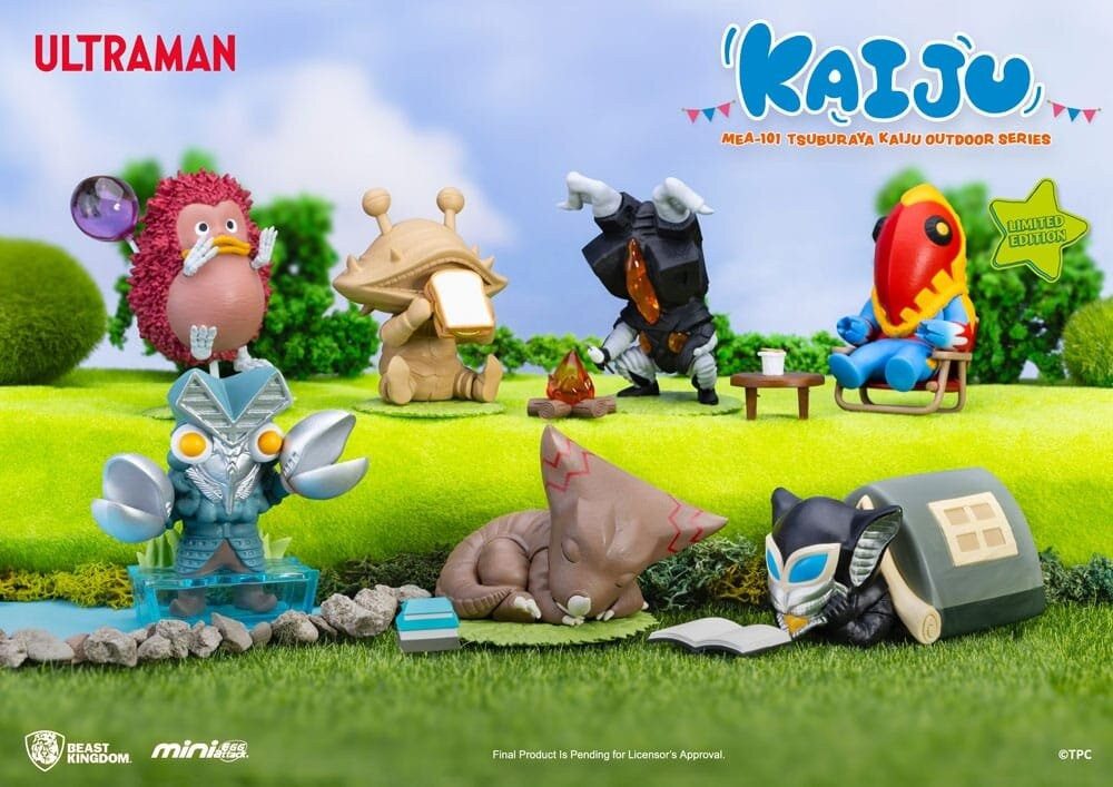Beast Kingdom Toys Spielfigur Ultraman Mini Egg Attack Outdoor-Serie Figuren Tsuburaya Kaiju