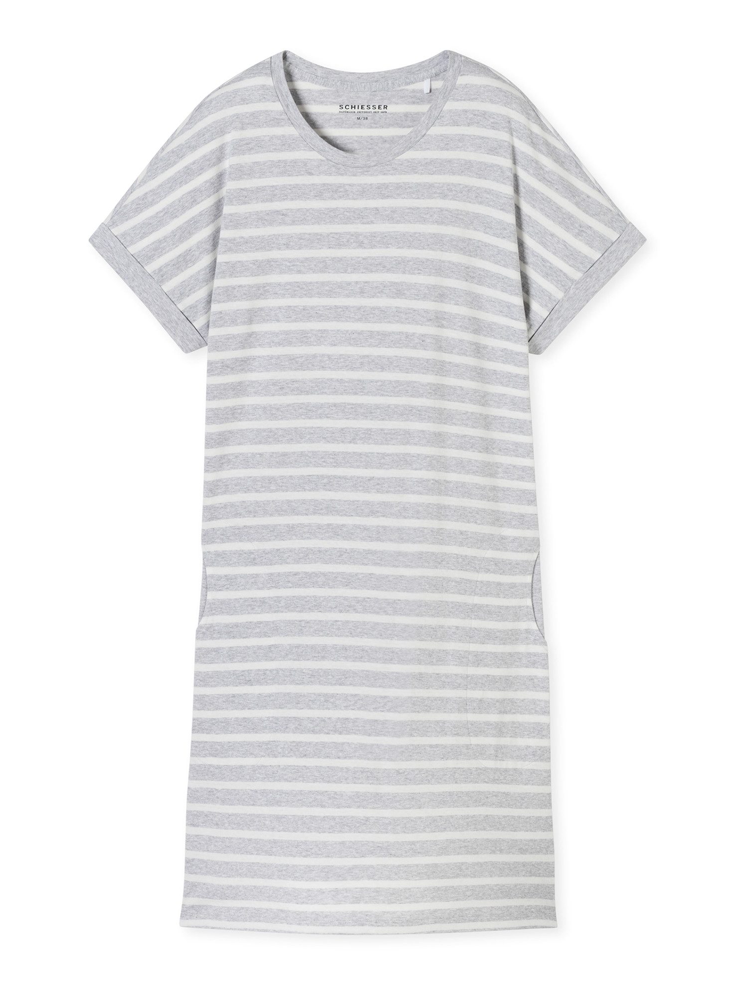 Schiesser Nachthemd mit Seitentaschen - Casual Essentials Nacht-hemd schlaf günstig online kaufen