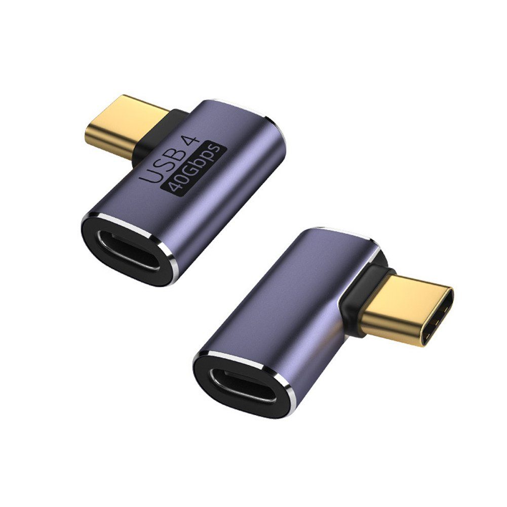 K25 USB-C 4.0 Stecker auf Buchse Verlängerung Adapter PD Laptop Handy Audio- & Video-Adapter