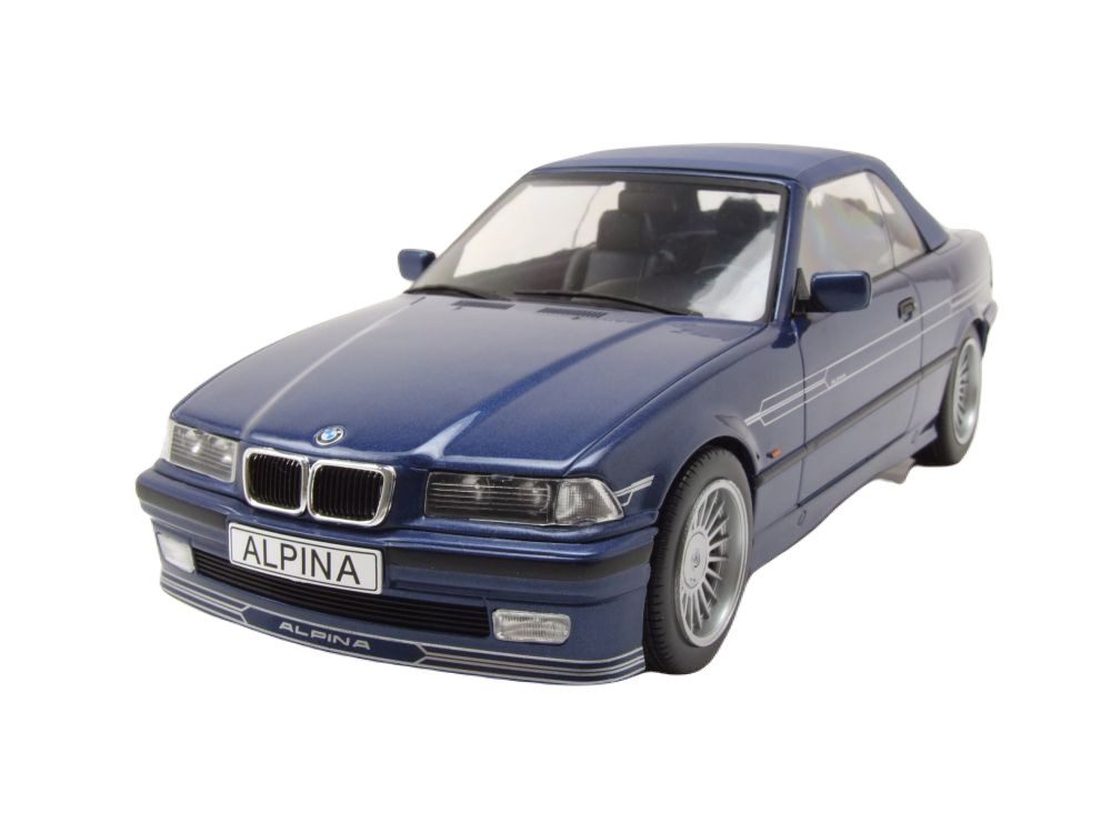 MCG Modellauto BMW Alpina B3 3.2 Cabrio E36 1996 blau metallic, Maßstab 1:18