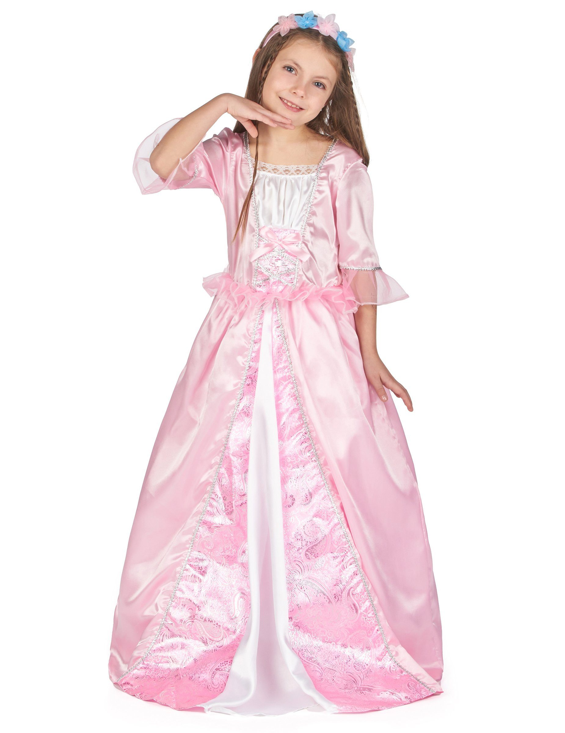 JADEO Prinzessin-Kostüm Edles Prinzessin Kostüm für Mädchen rosa