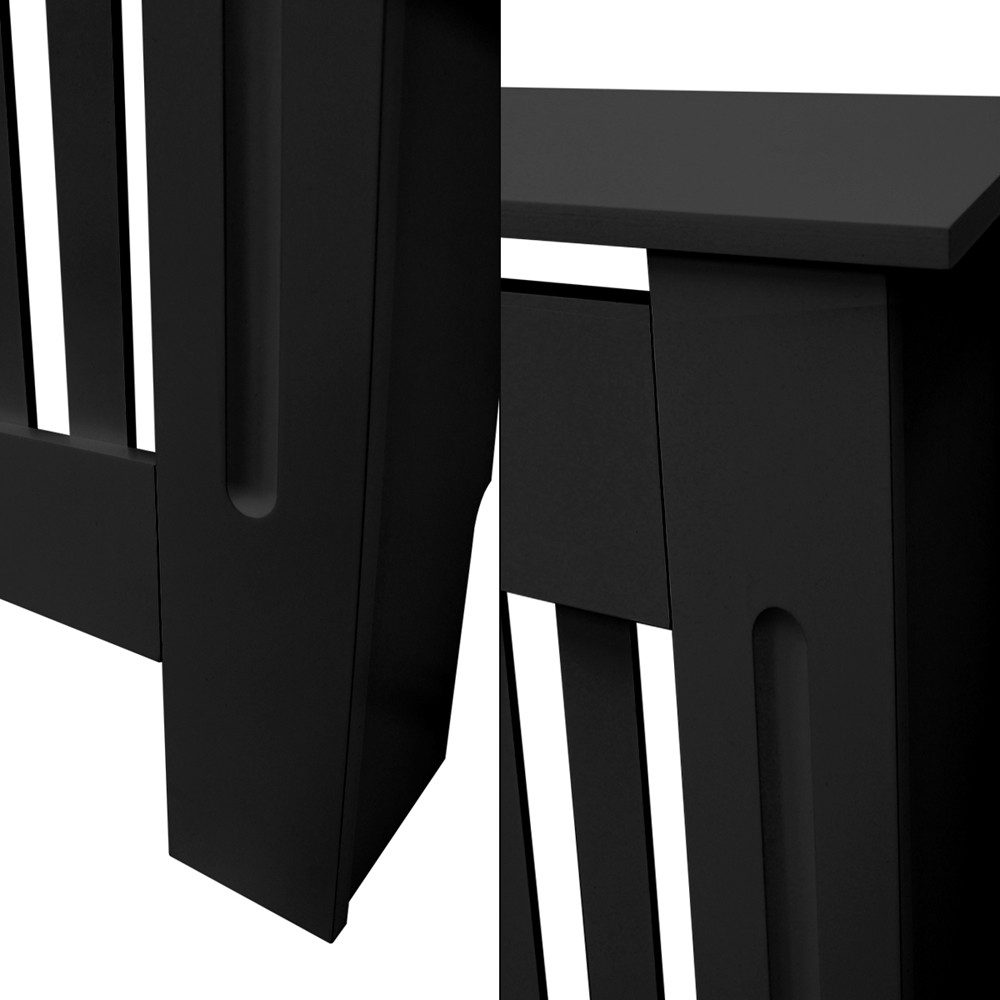 ML-DESIGN Heizungsverkleidung Heizkörperabdeckung aus Holz Heizkörperverkleidung für die Heizung, Zubehör für Heizkörper, Heizungsabdeckung lackiert Landhaussti – Bild 4 von 5