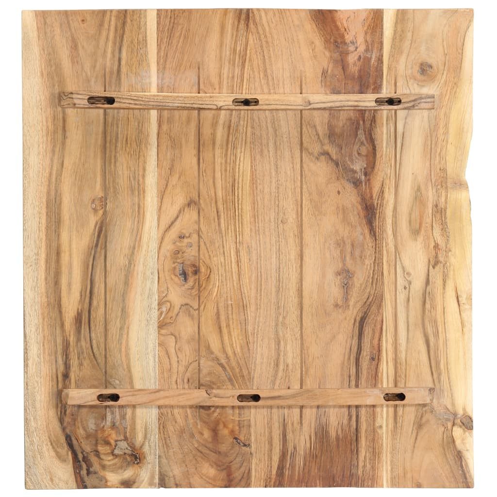 vidaXL Waschtisch 58 x 52 x 25 cm Badezimmer-Waschtischplatte Massivholz Akazie 58x55x2