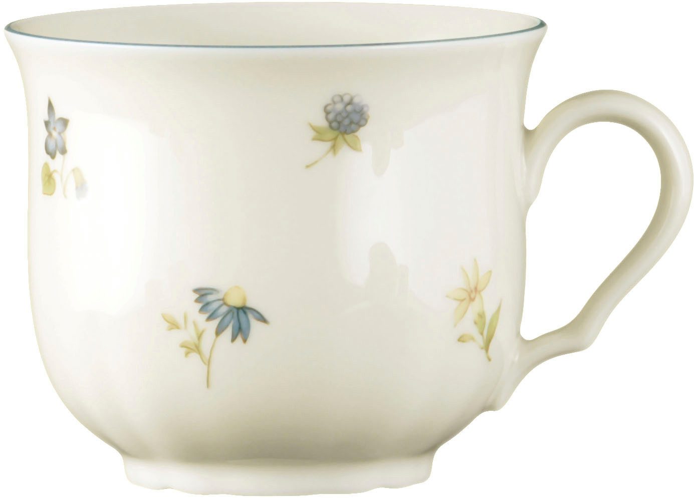 Seltmann Weiden Kombiservice Geschirr-Set, Service Marie-Luise Streublume (30-tlg), 6 Personen, Porzellan, Teller, Tasse, Untertasse, Made in Germany, 30 Teile, für 6 Personen