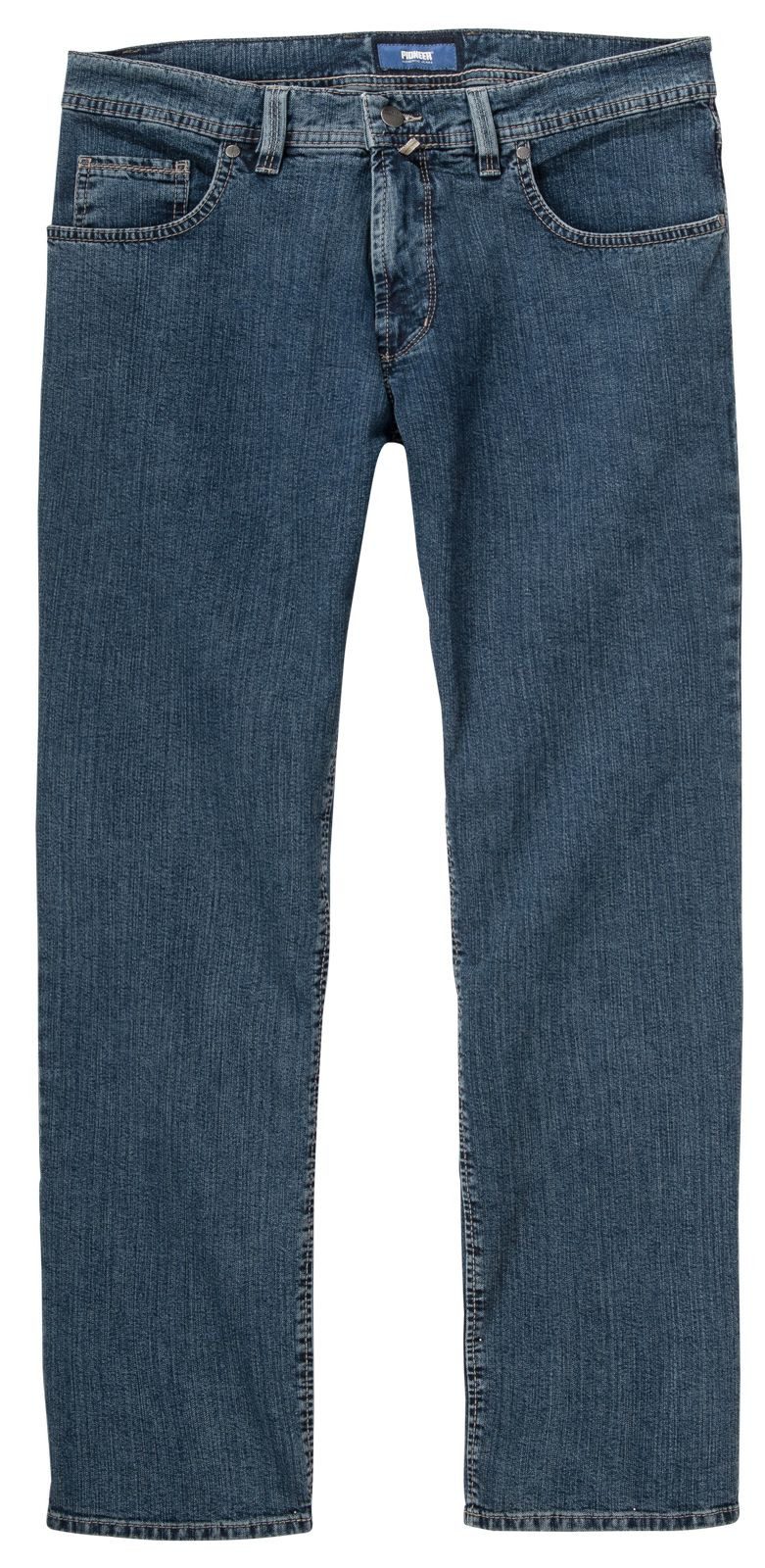 Pionier Stretch-Jeans Pioneer XXL Stretch-Jeans stone washed blue Peter