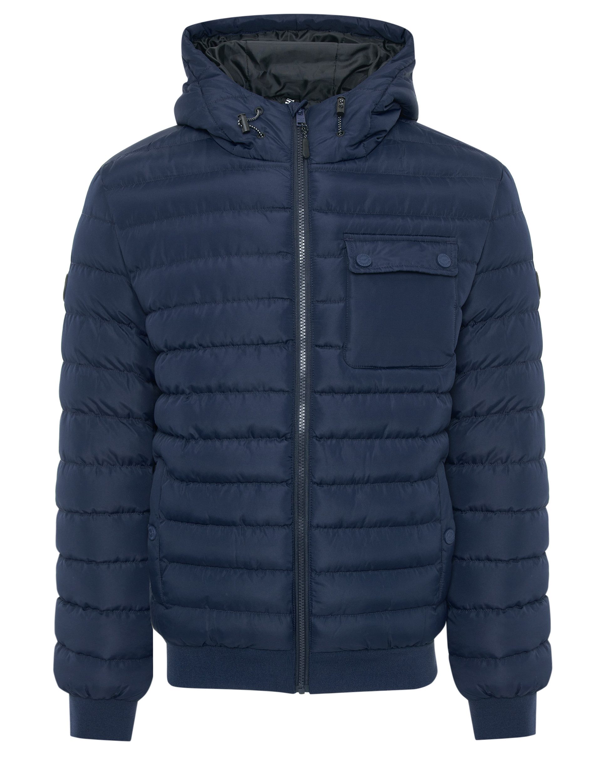 Threadbare Steppjacke Bescot (1-St) mit praktischer Kapuze