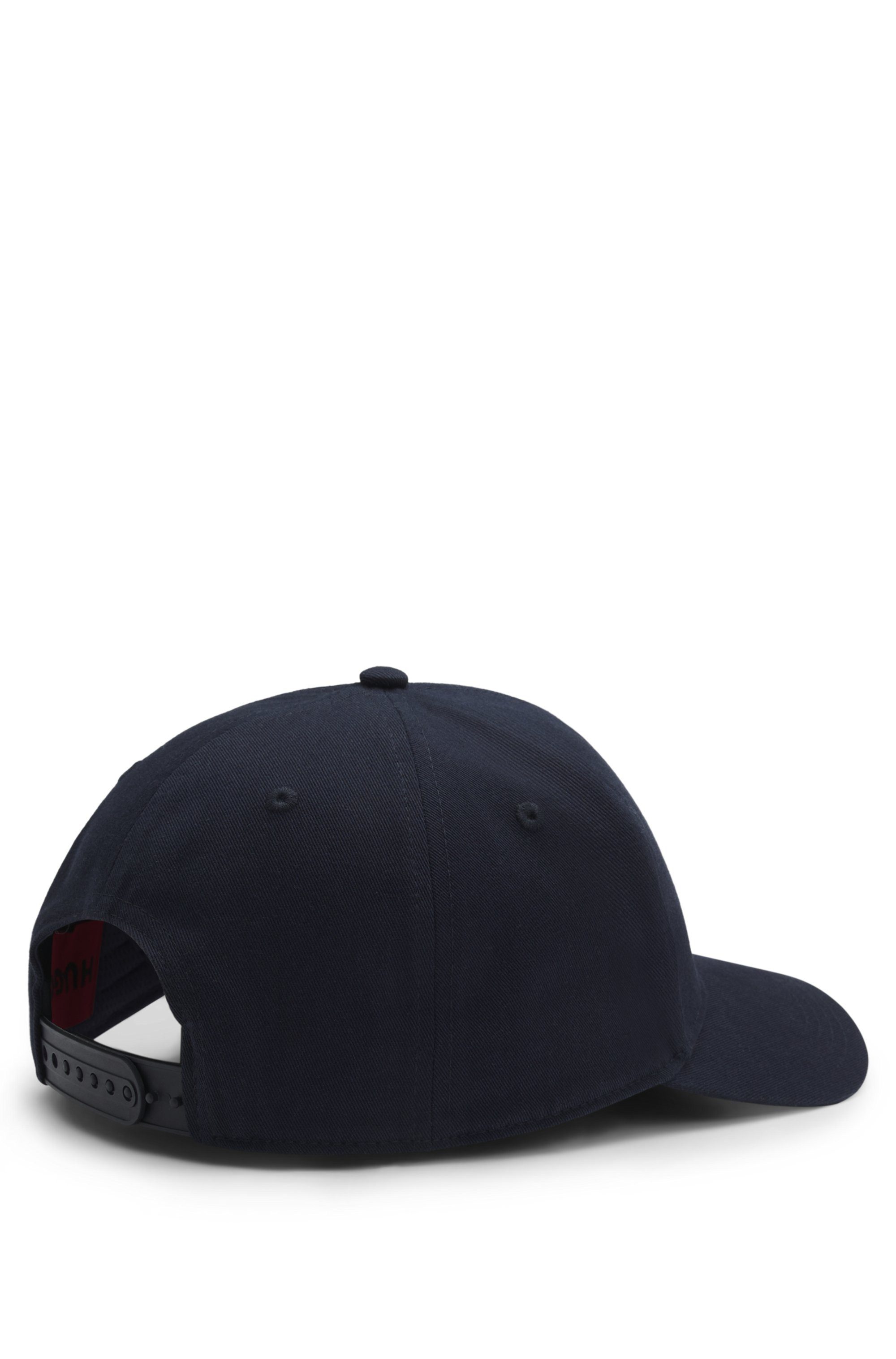 HUGO Baseball Cap mit 3D Logostickerei, verstellbarer Verschluss, unisex