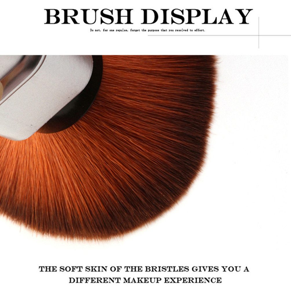 DEBAIJIA Puderpinsel Einziehbare Make-up Pinsel Tragbare Puderpinsel mit Abdeckung