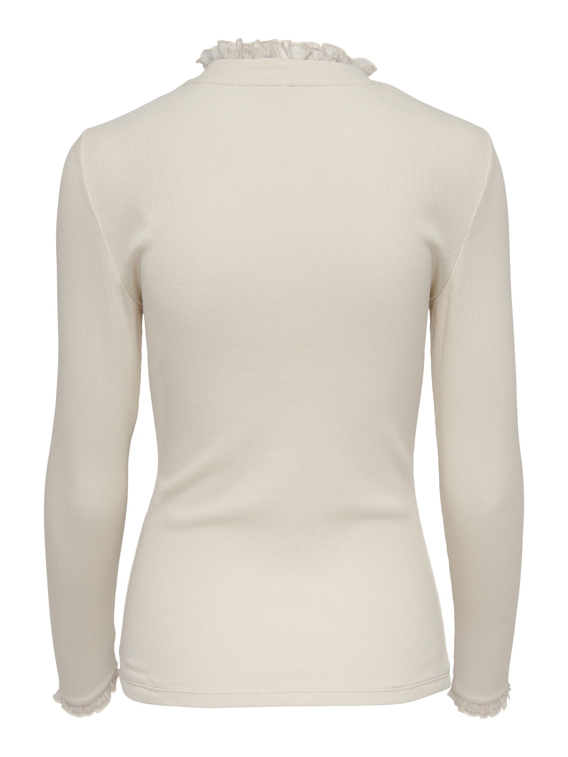 ONLY Langarmshirt ONLLESLIE L/S LACE MIX TOP JRS günstig online kaufen