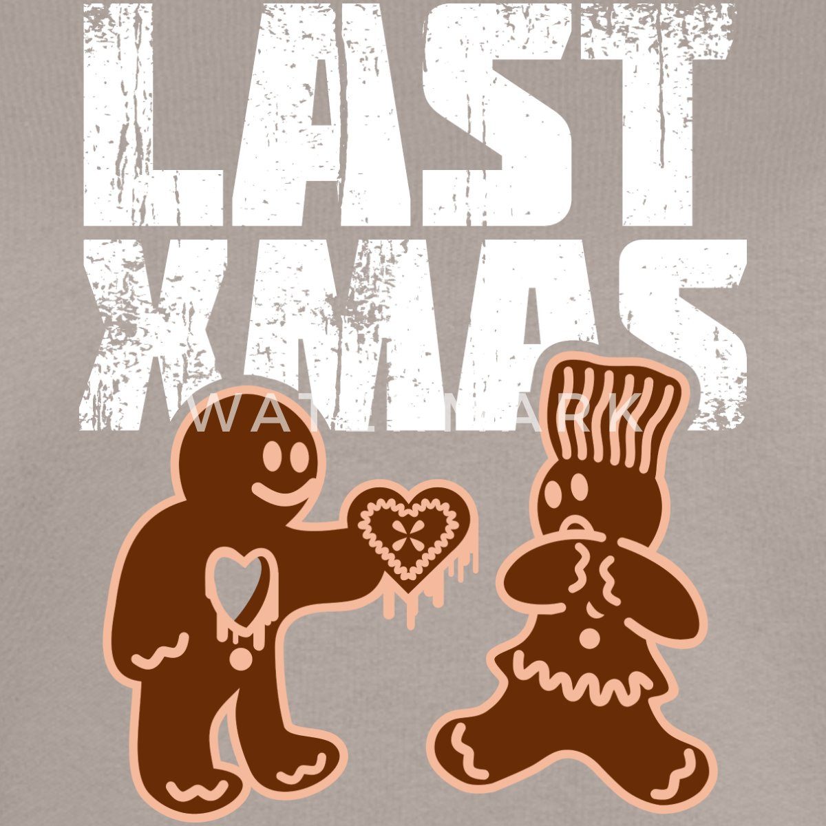 Spreadshirt Sweatshirt Last Xmas Lustig Lebkuchen Herz Weihnachten Damen Pr günstig online kaufen