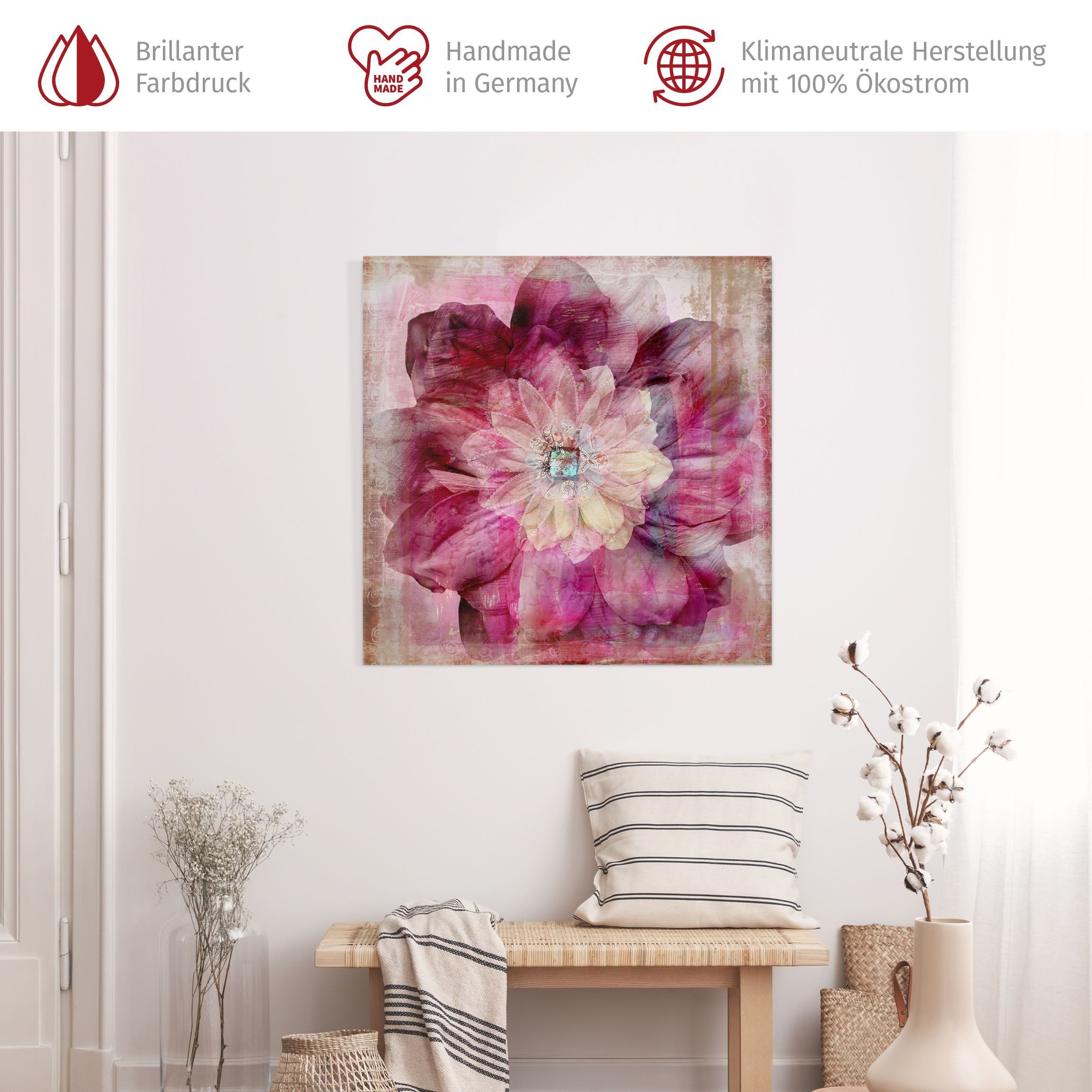 Bilderdepot24 Leinwandbild Vintage Retro Modern Shabby günstig online kaufen