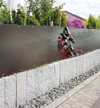 MyMaxxi Sichtschutzzaunmatten Zaunbanner Motocross Sichtschutz Garten Zaun