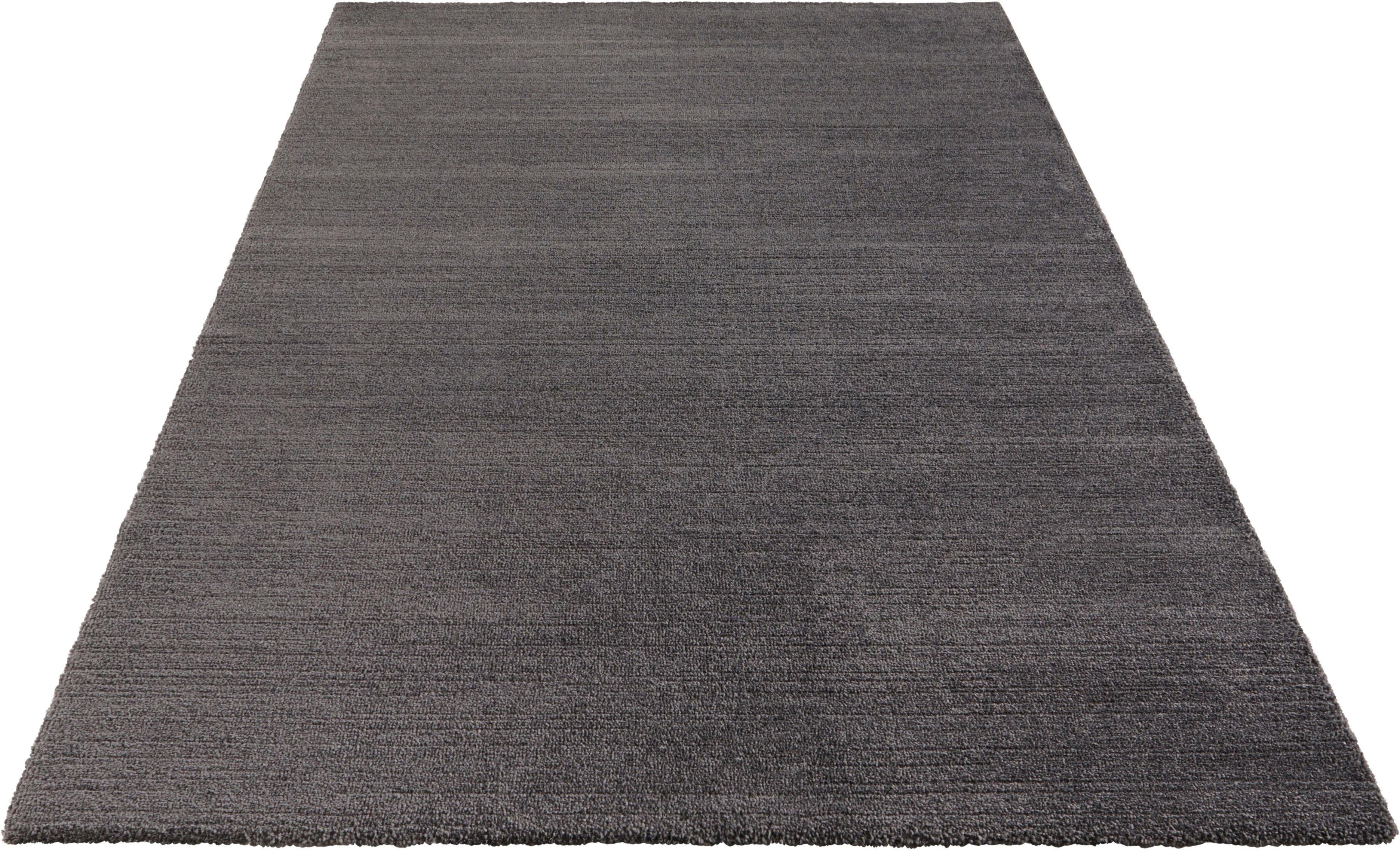 Teppich Loos, ELLE DECORATION, rechteckig, Höhe: 14 mm, Kurzflor, Weich, Uni, Modern, Scandi-Look, Wohnzimmer, Schlafzimmer
