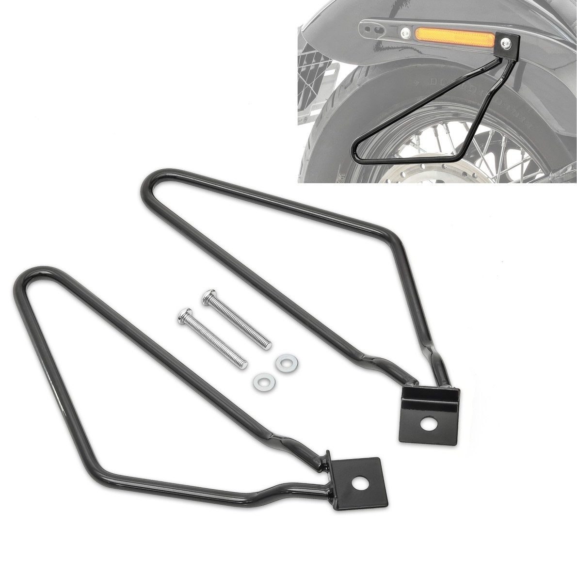 Craftride Reisetasche Satteltaschenhalter Universal # für schwarz