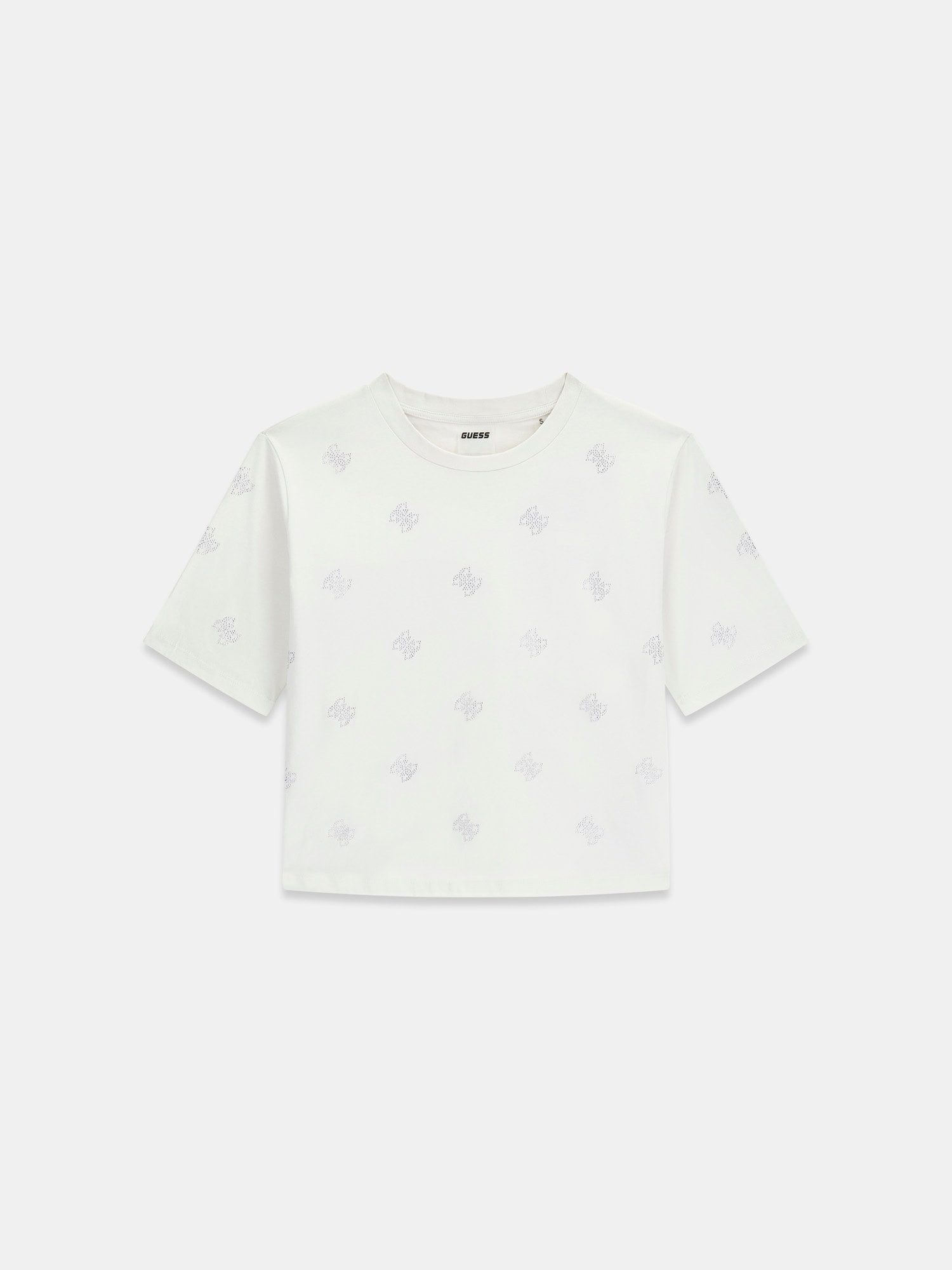Guess Kurzarmshirt SILVY 4G SS CN T-SHIRT - Basicshirt - T-Shirt Damen - Kurzarmshirt