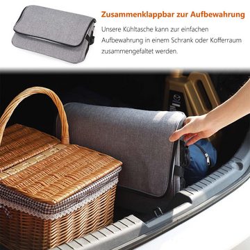 PFCTART Picknickkorb Kühltaschen, Picknick-Taschen, Lunch-Taschen, isolierte Taschen (für Lebensmitteltransport), 15L