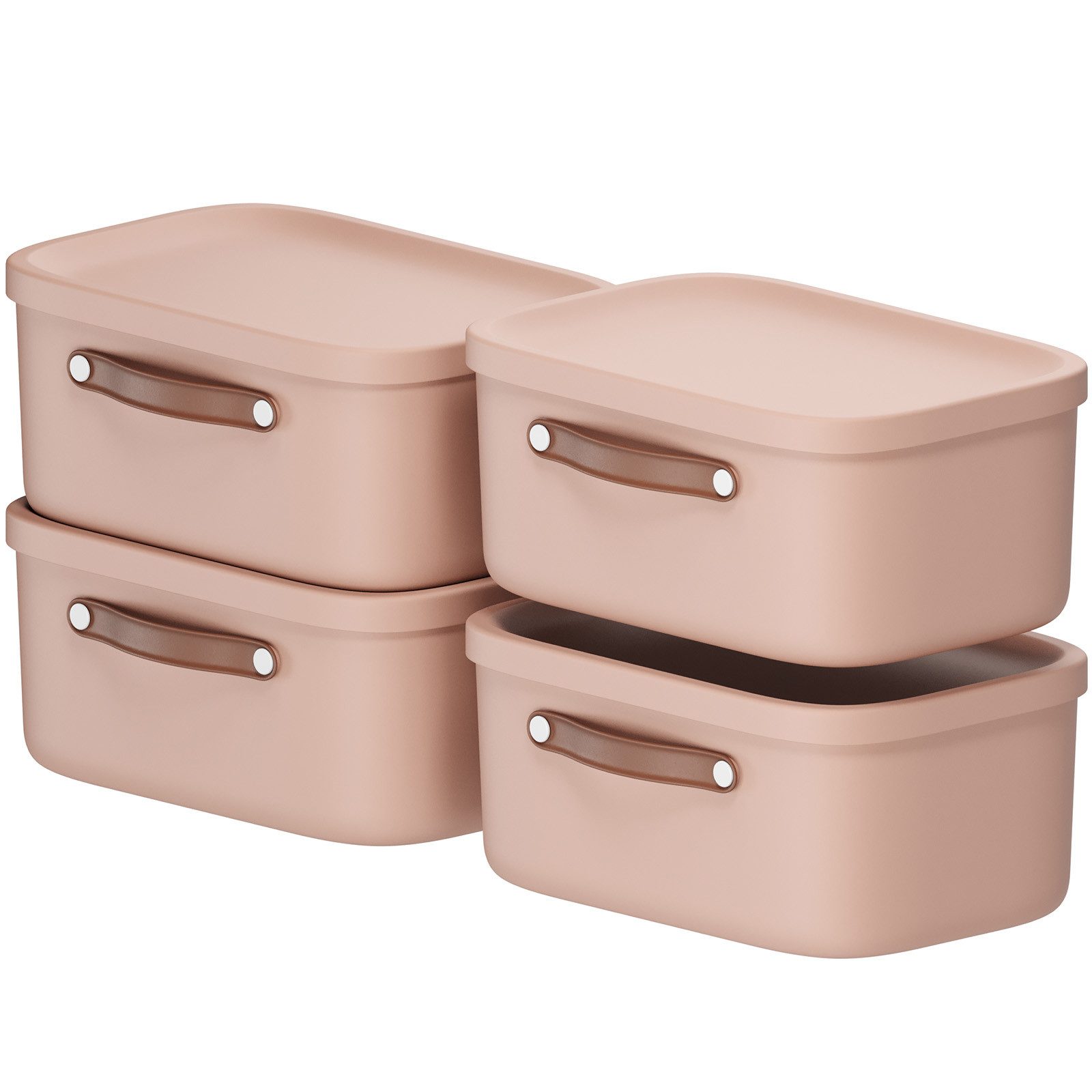 ROTHO Stapelbox 4er-Set Kiste mit Deckel Maloja 12l (Aufbewahrungsset, 3er- günstig online kaufen