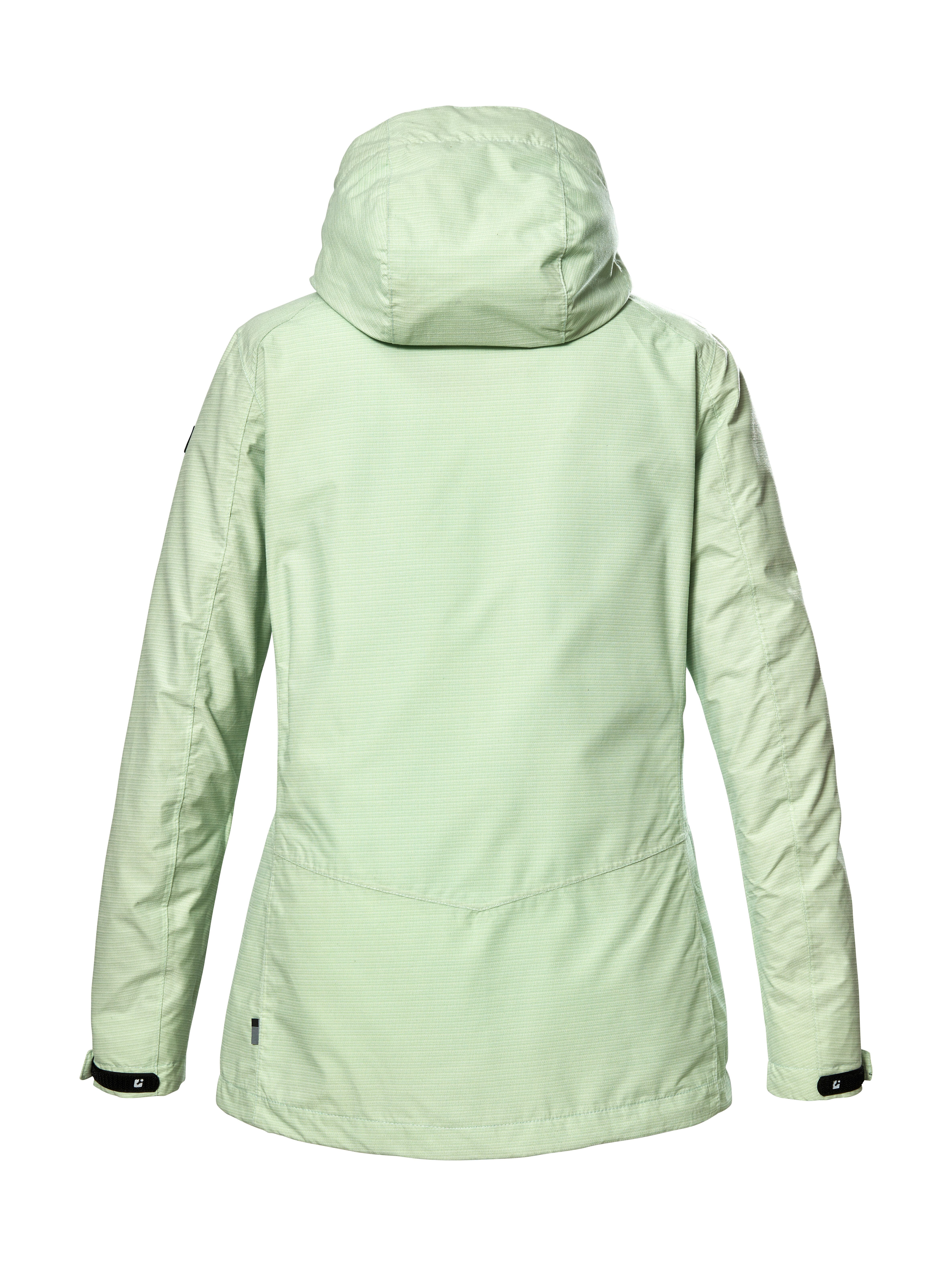 Killtec Outdoorjacke KOS 43 WMN JCKT Wasserdichte Damenjacke, verstellbare Kapuze, 2-Wege-Reißverschluss