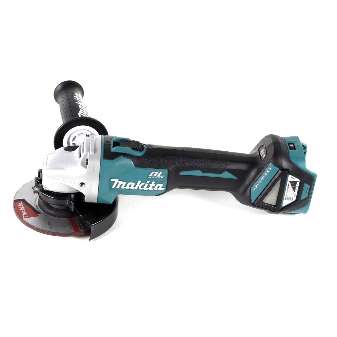 Makita Akku-Winkelschleifer DGA 511 RT1J Akku Winkelschleifer 18V 125mm Brushless + 1x Akku 5,0Ah