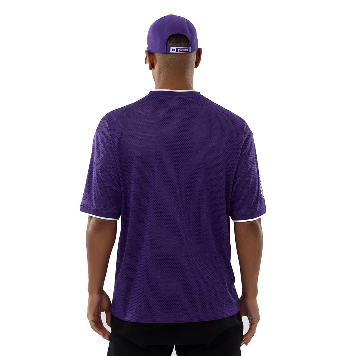New Era T-Shirt Mesh Oversized NFL Minnesota Vikings Logo