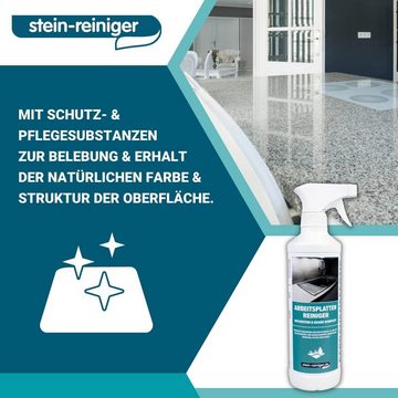 stein-reiniger.de Arbeitsplatten Reiniger Naturstein & Quarz Komposit 500ml Sets Küchenreiniger