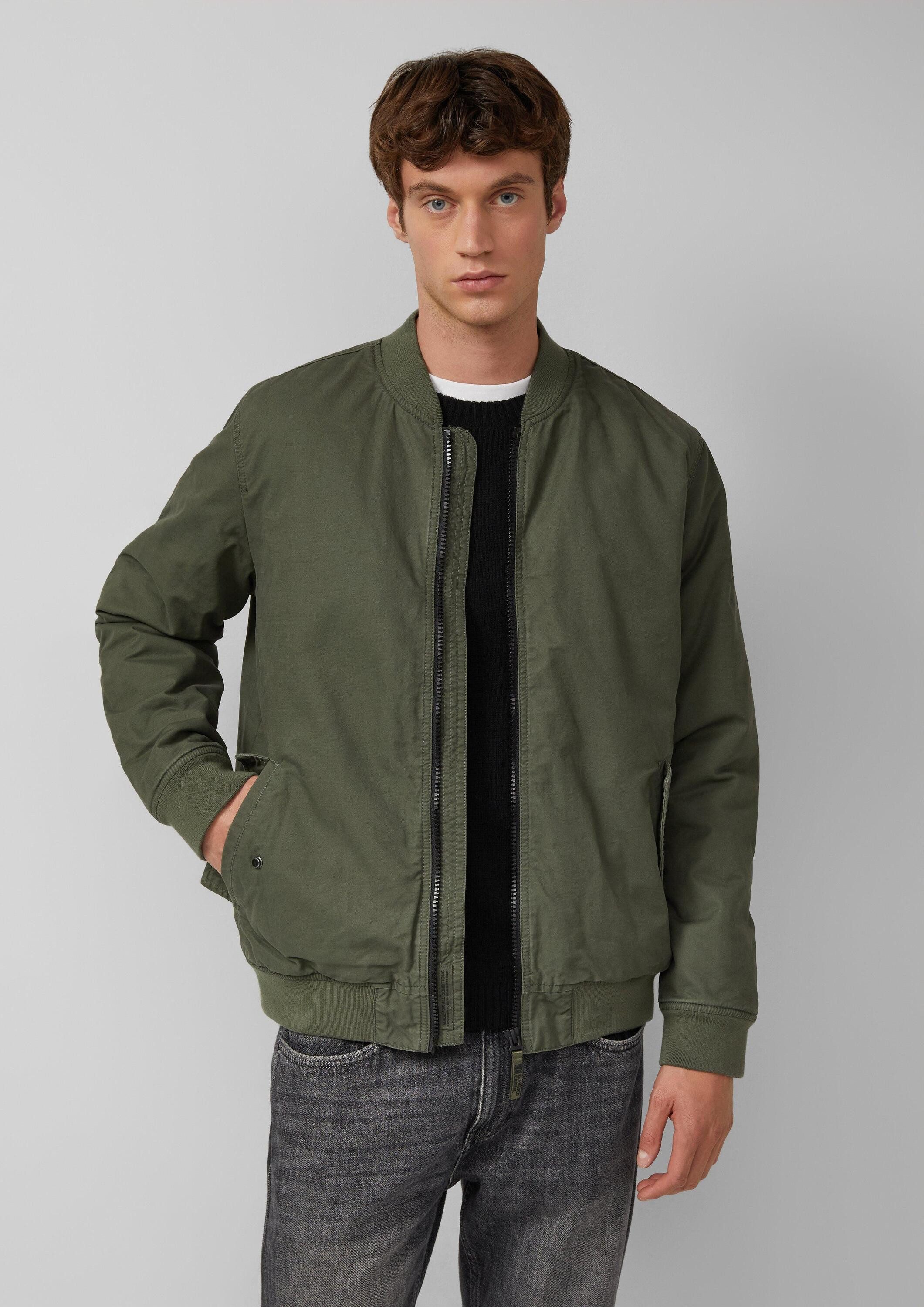 s.Oliver Funktionsjacke Outdoor-Jacke Bomberjacke mit Label-Patches und Waschung