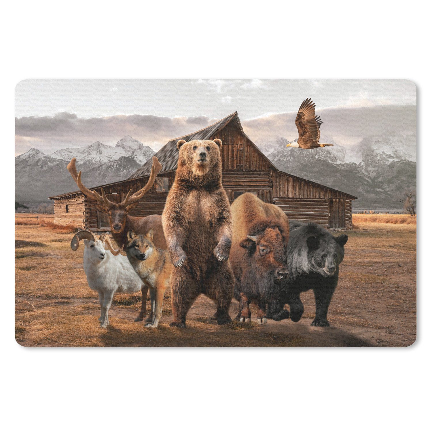 MuchoWow Mauspad (1-St), Mouse pad, Gaming Deko, PC Zubehör, 27x18 cm