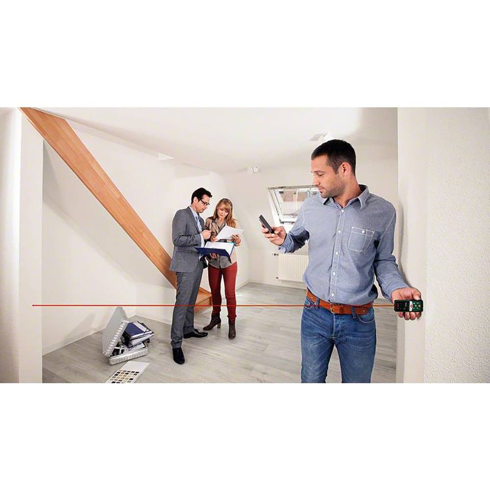 Bosch Home & Garden Entfernungsmesser Digitaler Laser-EntfernungsmessereCommerce-Karton 06036721Z0, Bluetooth