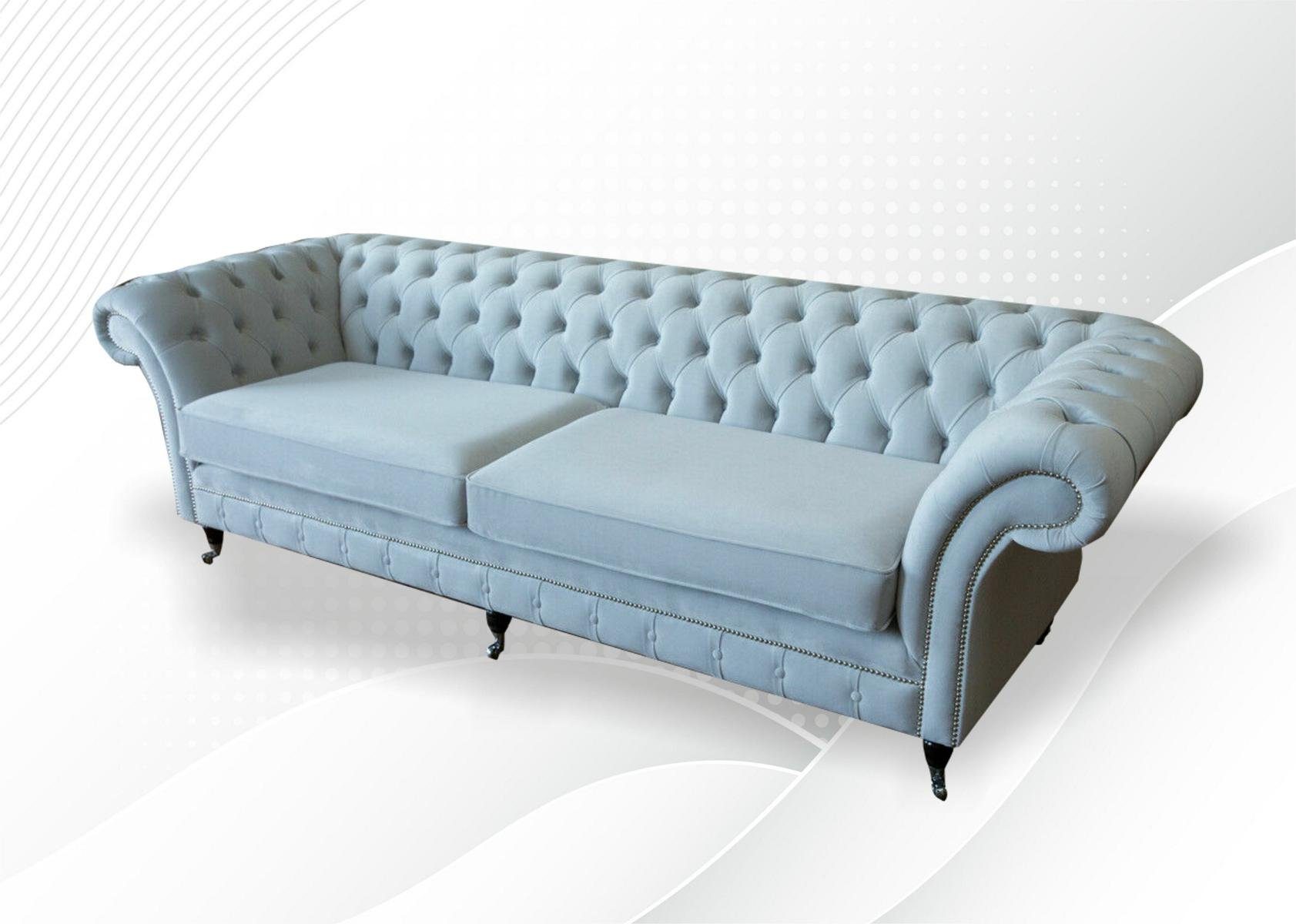265 Couch Chesterfield-Sofa, Chesterfield cm Design Sitzer Sofa JVmoebel Sofa 4