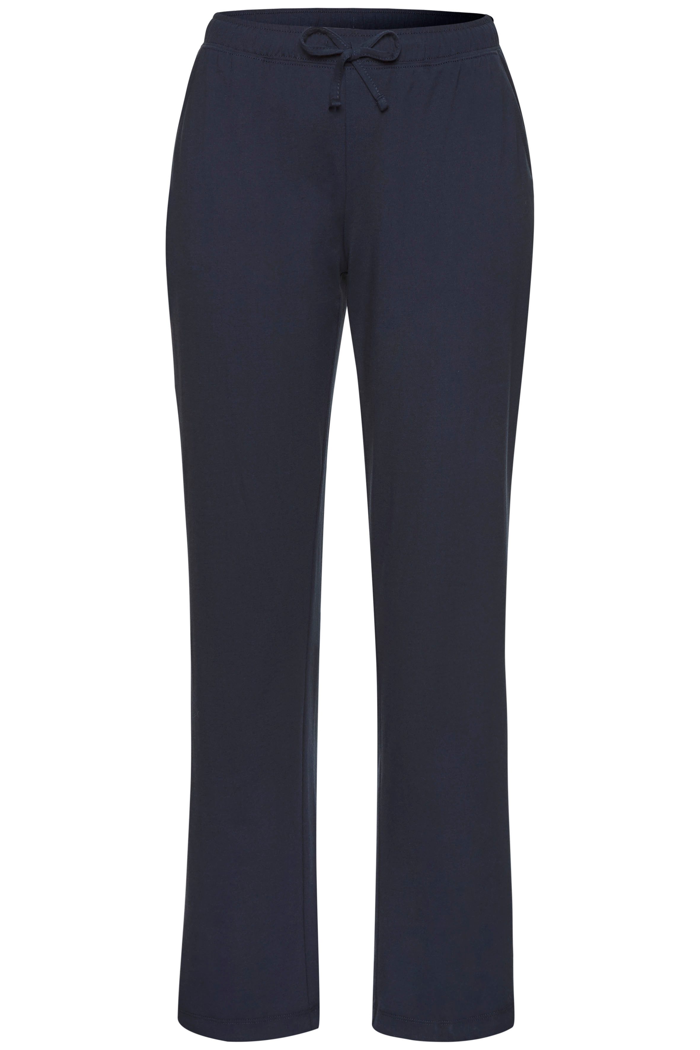 s.Oliver Pyjama (Set, 2 tlg) mit garngefärbten Streifen im Oberteil