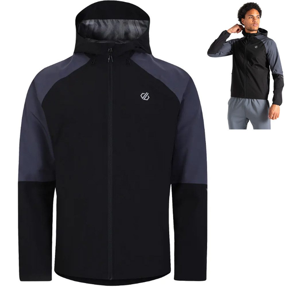 Dare2b Trekkingjacke Dare2B Movement Jacket – wasserdichte Laufjacke Ebony Grey / Black