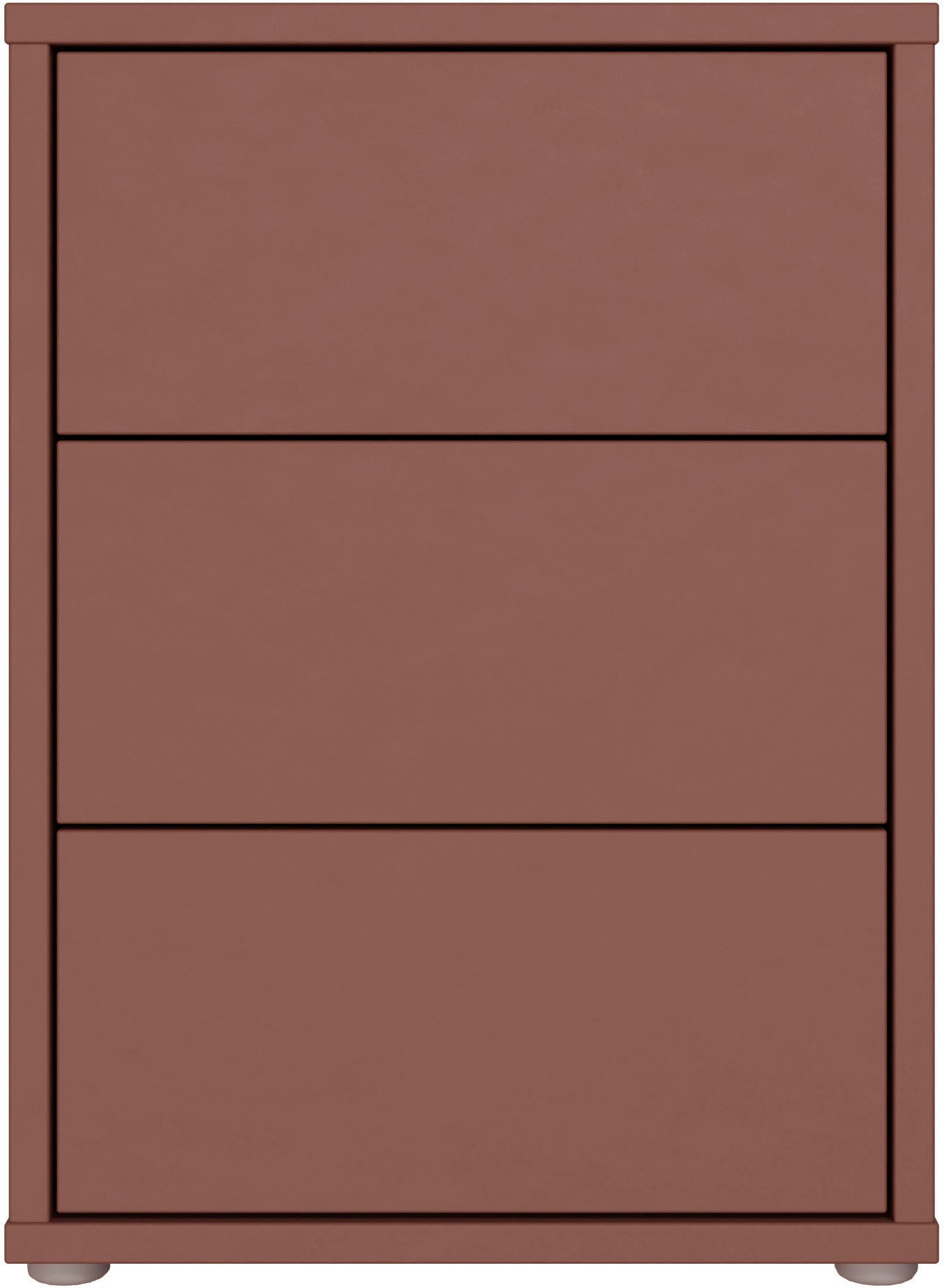 FORTE Nachtkommode Alice Springs, Schubkästen mit Vollauszug, Push to Open