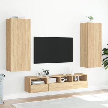 vidaXL TV-Schrank TV-Wandschrank Sonoma-Eiche 40,5x30x102 cm Holzwerkstoff (1-St)