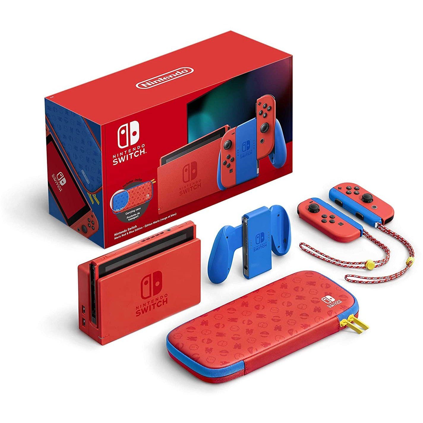 Nintendo Switch Konsole / Mario Red & Blue Limited Edition