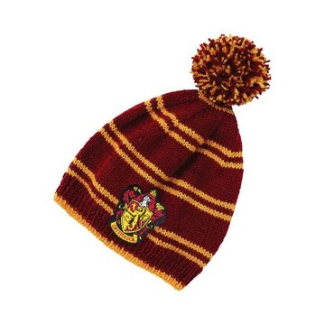 Harry Potter Strickmütze Harry Potter Mütze rot zum Stricken - Gryffindor