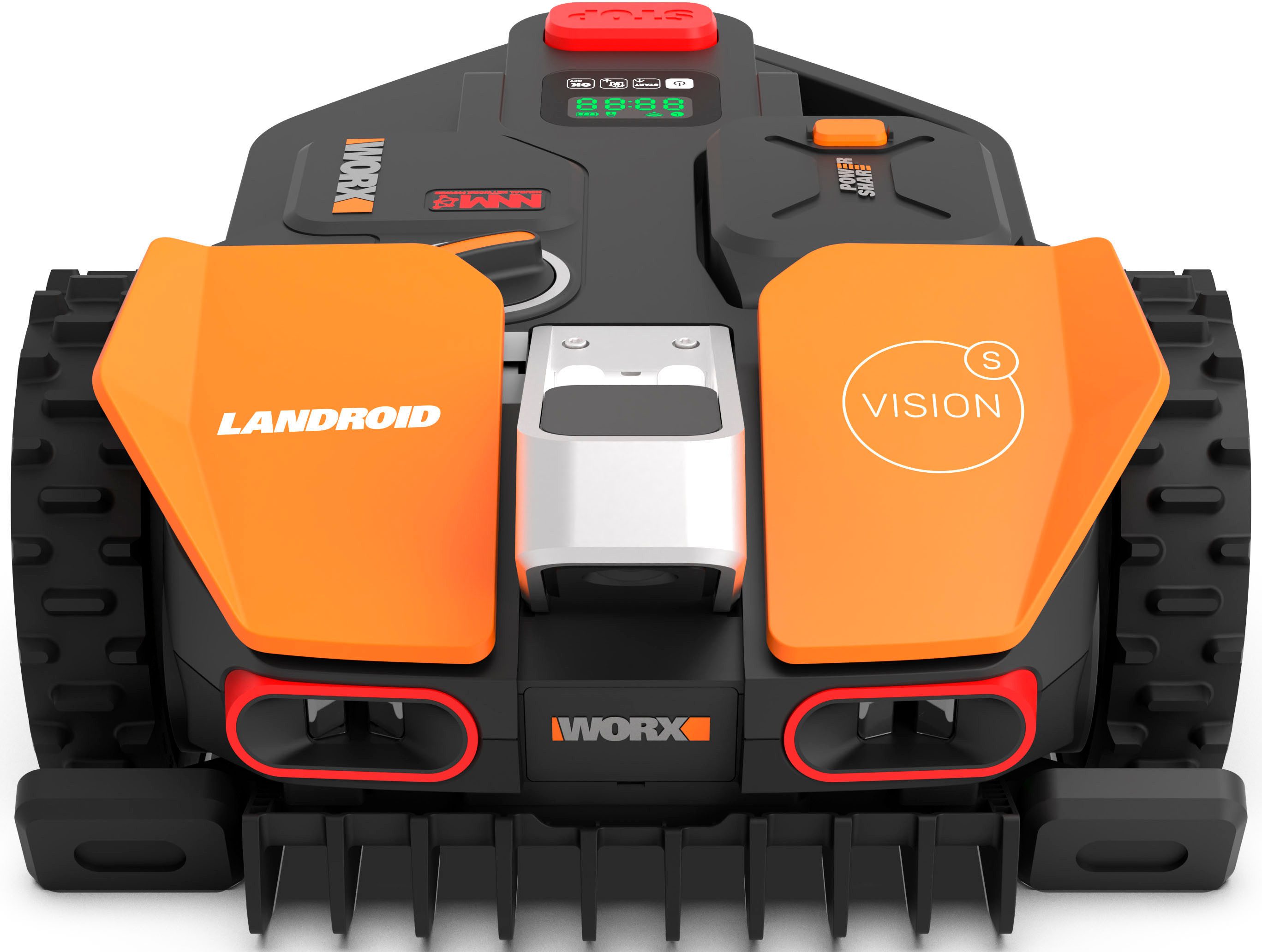 Worx Rasenmähroboter Vision AI S250, bis 250 m² Rasenfläche, inkl. Akku und Ladestation