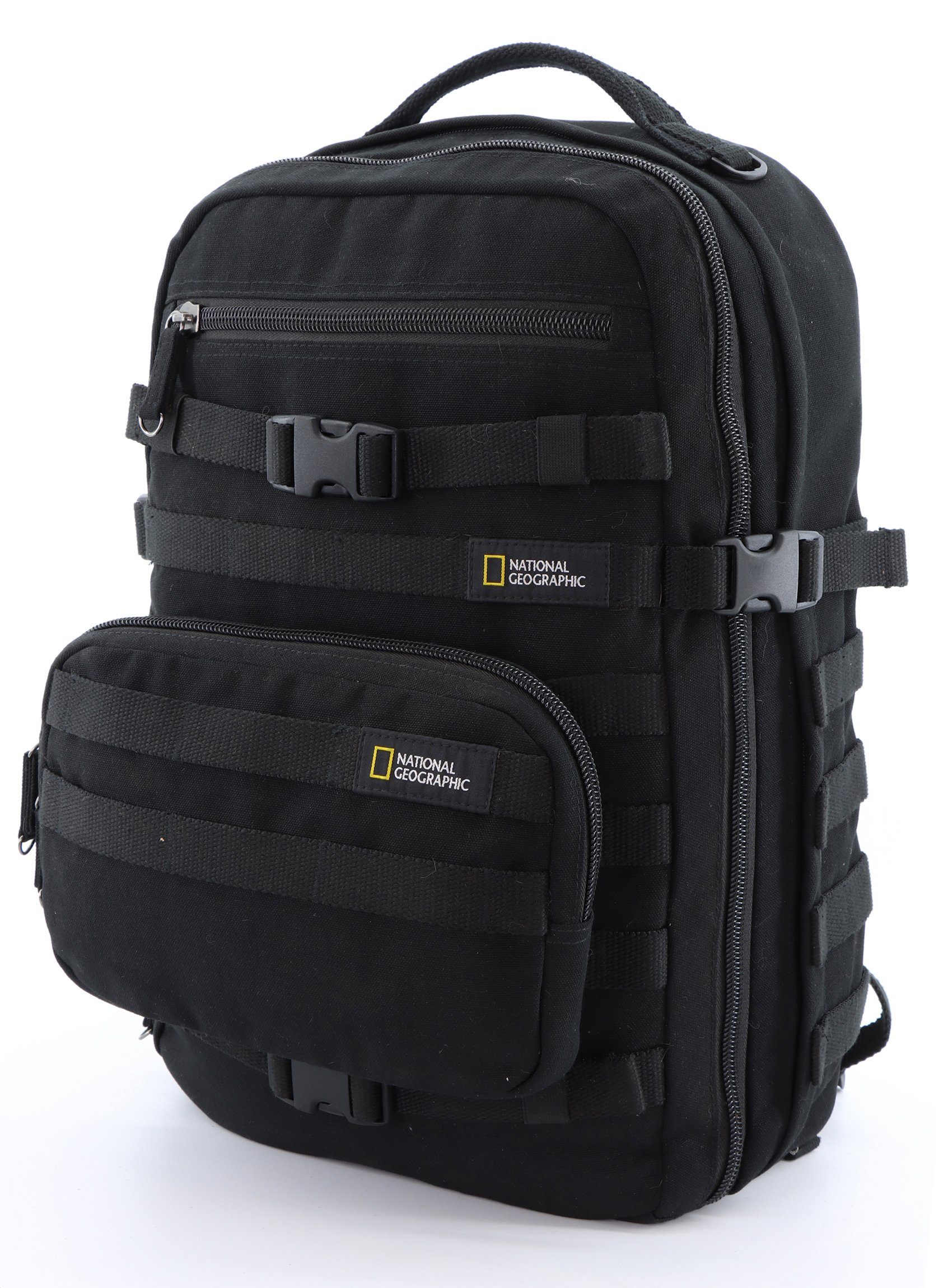 sportlichem Cityrucksack NATIONAL Rocket, in GEOGRAPHIC Design schwarz