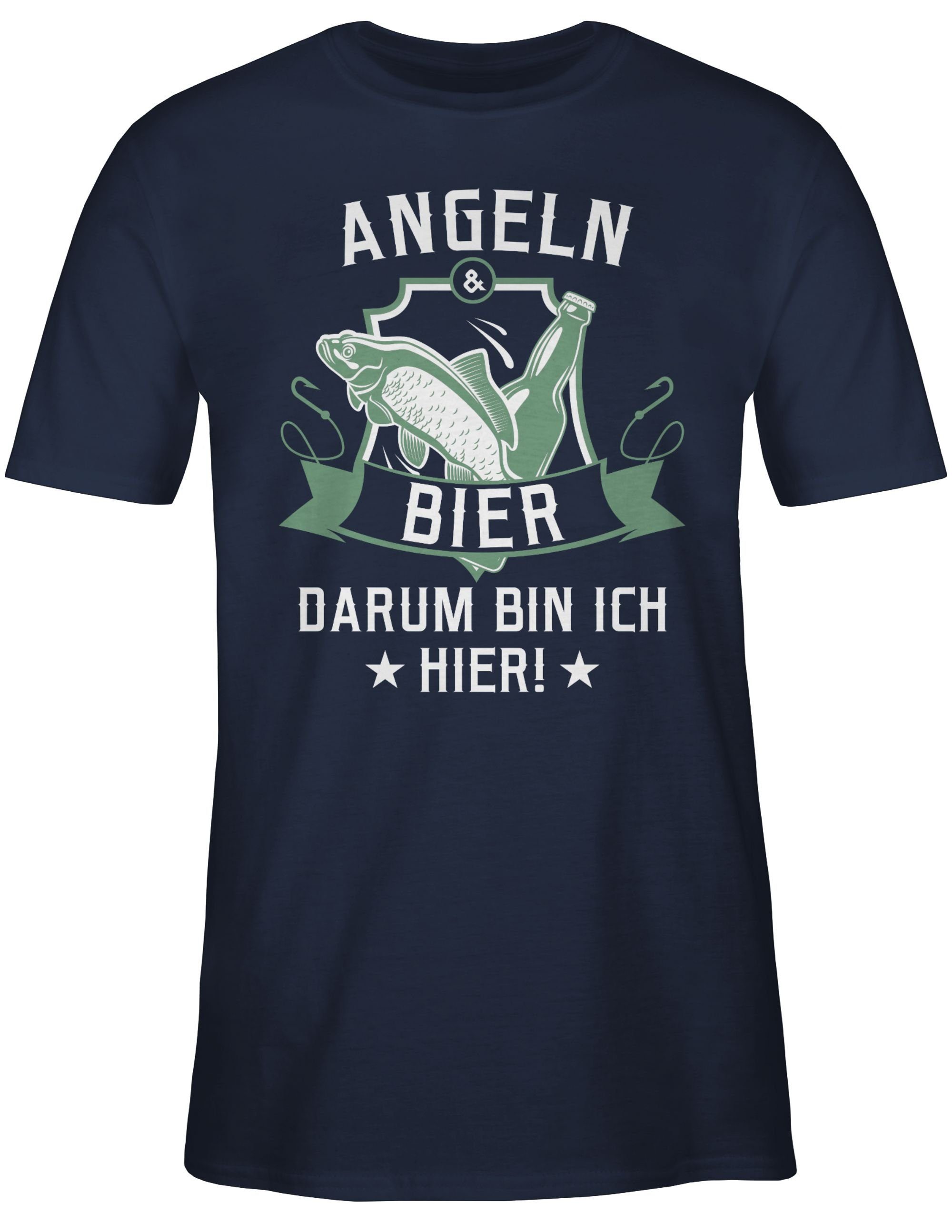 Shirtracer T-Shirt Angeln und Bier Angler günstig online kaufen
