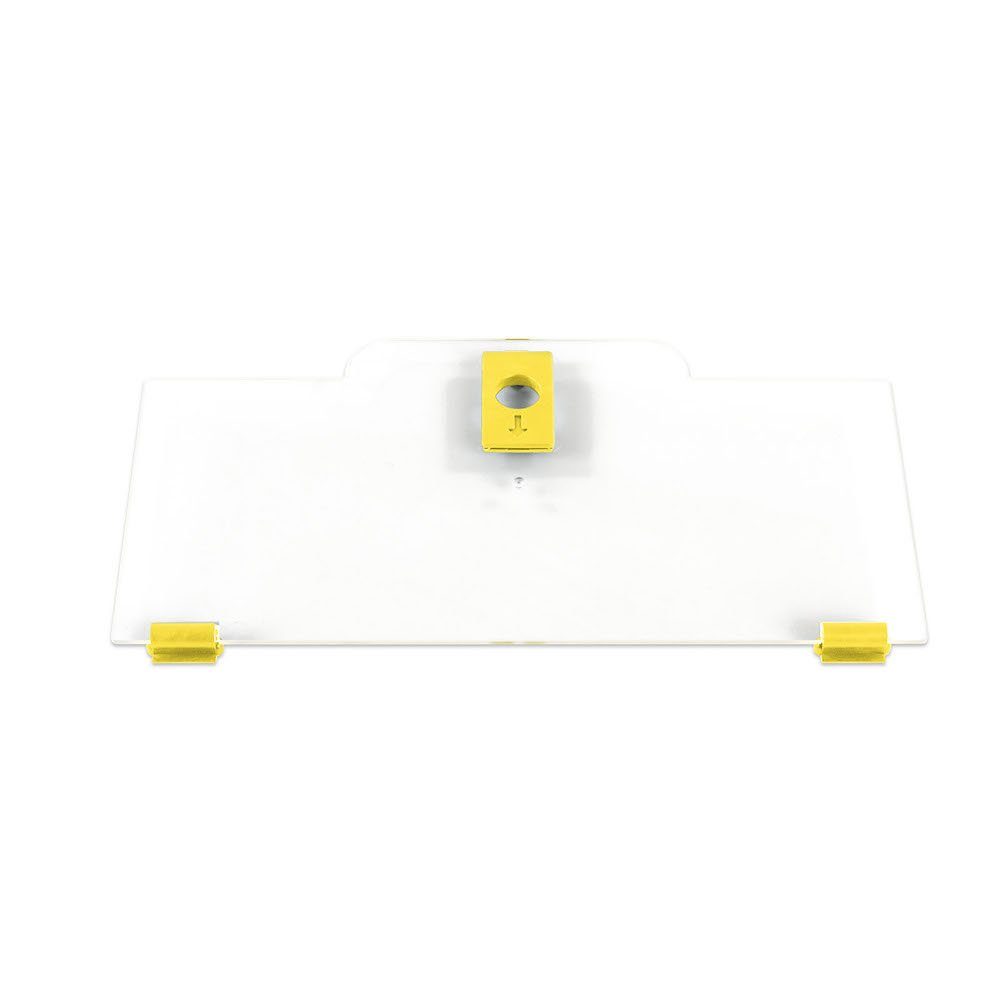 PROREGAL® Stapelbox Cover Hoch, Inkl. Verschlussset gelb, BxT 40x60cm