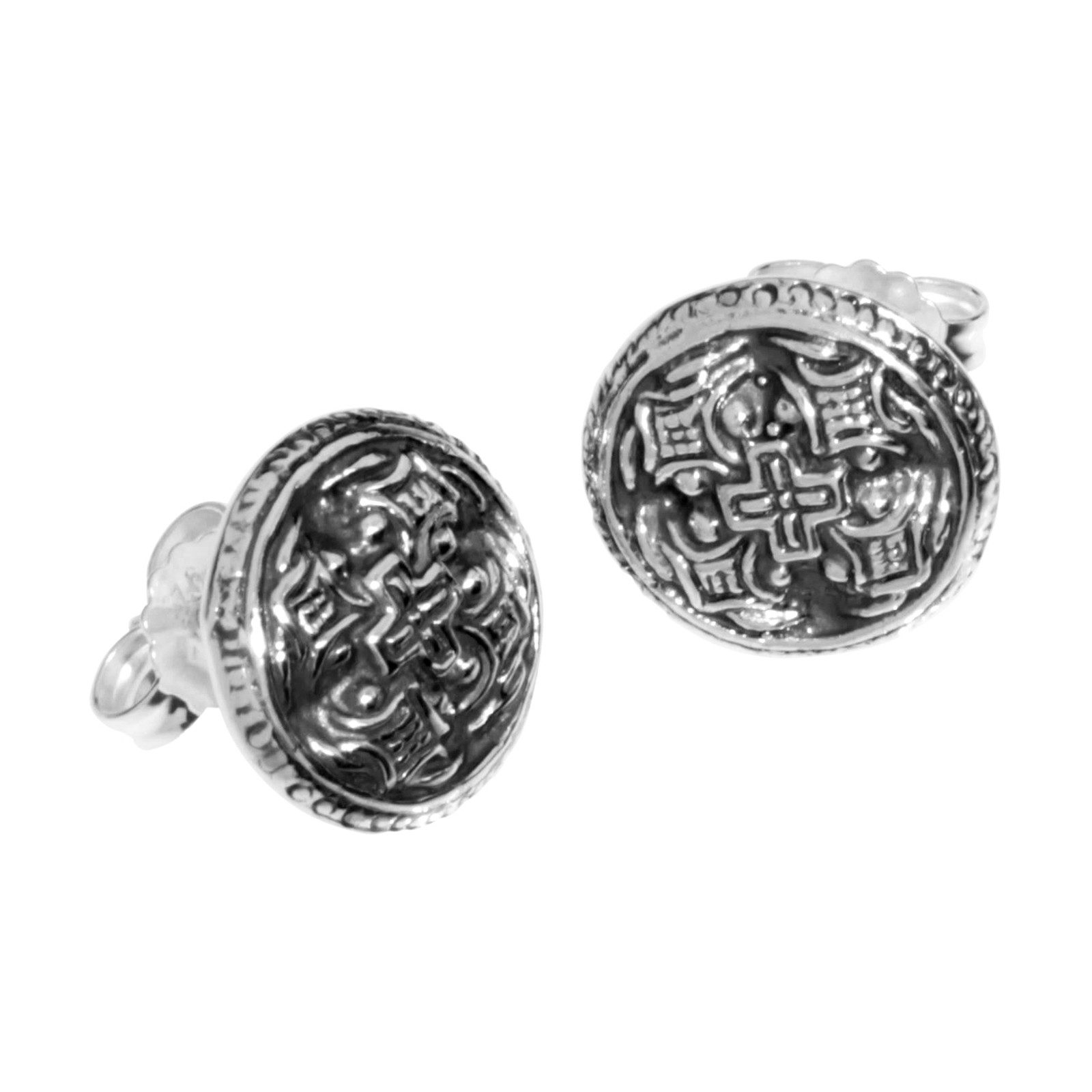 Paar Ohrstecker Ostsee-Schmuck Ohrstecker Hiddensee 13 mm rund