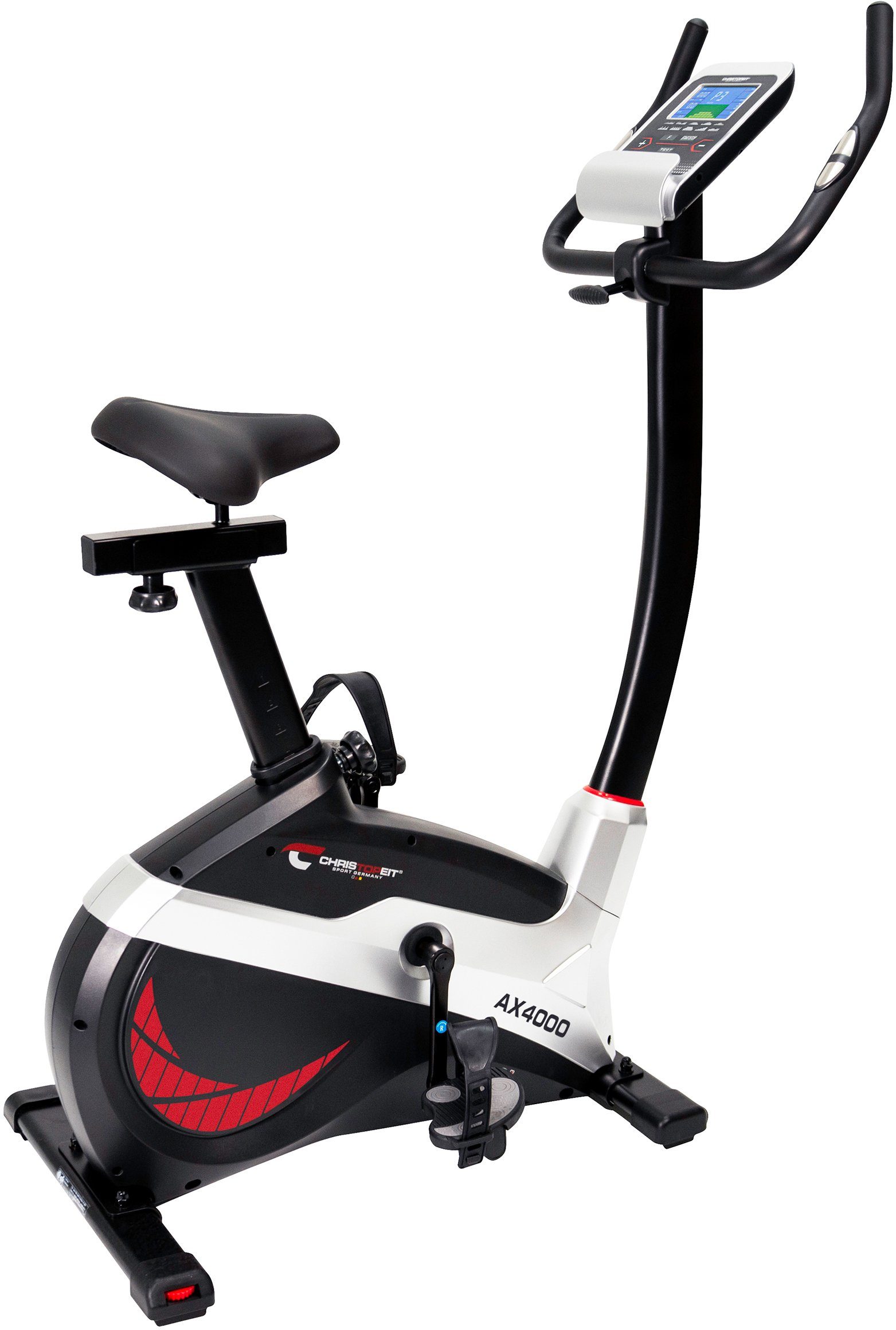 Christopeit Sport® Ergometer AX 4000, mit verstellbarem Komfortsattel