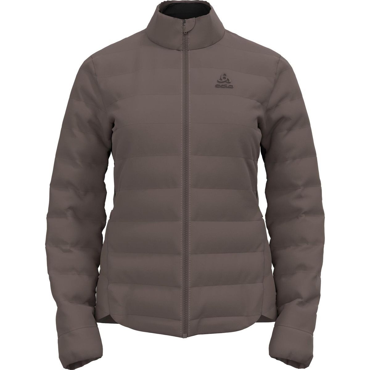 Odlo Outdoorjacke The Ascent N-thermic Recycled Down Hybrid Jacket Leichte, wasserdichte Damenjacke mit recycelter Daune, ideal für