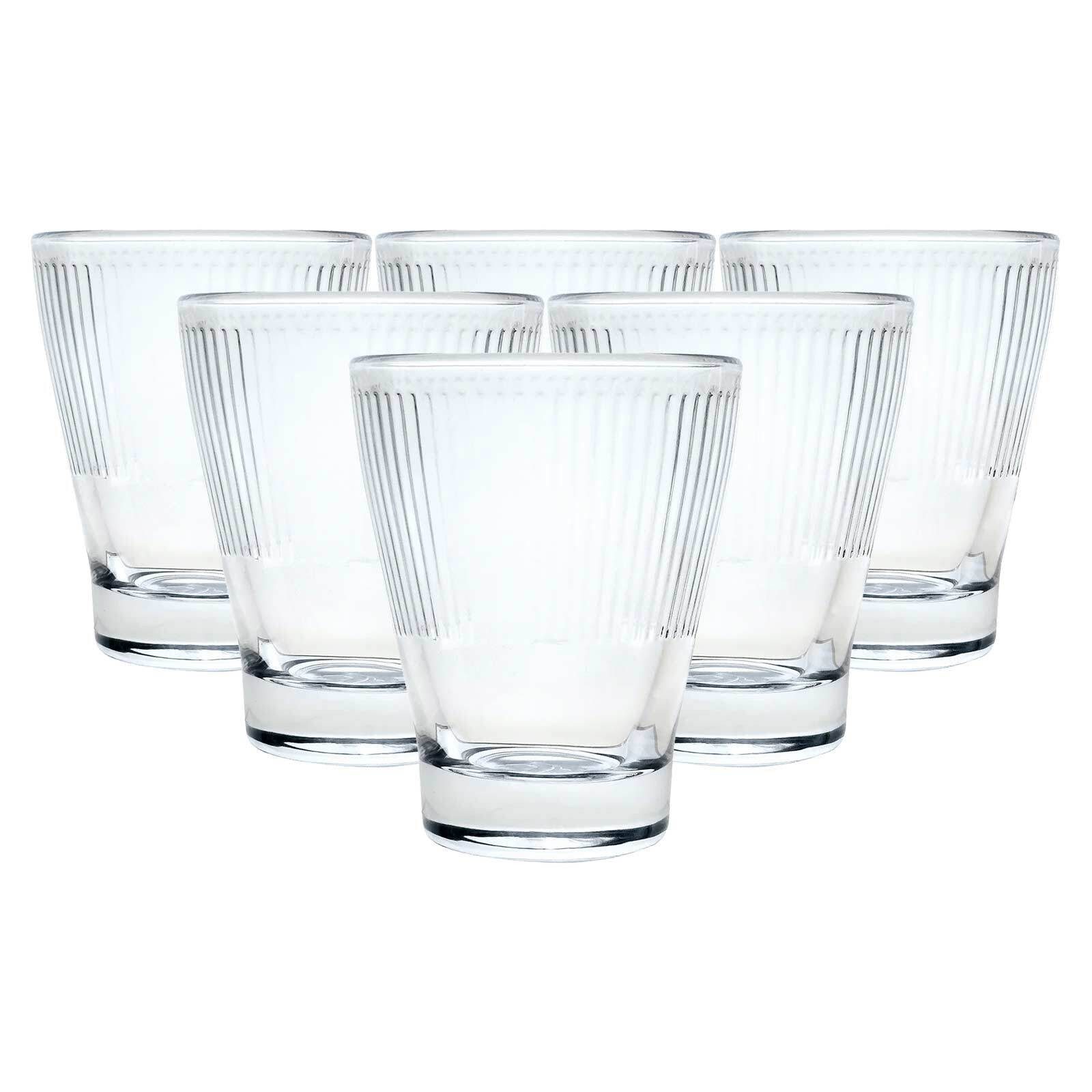 La Rochere Latte-Macchiato-Glas Hugo Kaffeegläser 210 ml 6er Set, 6-tlg., Glas