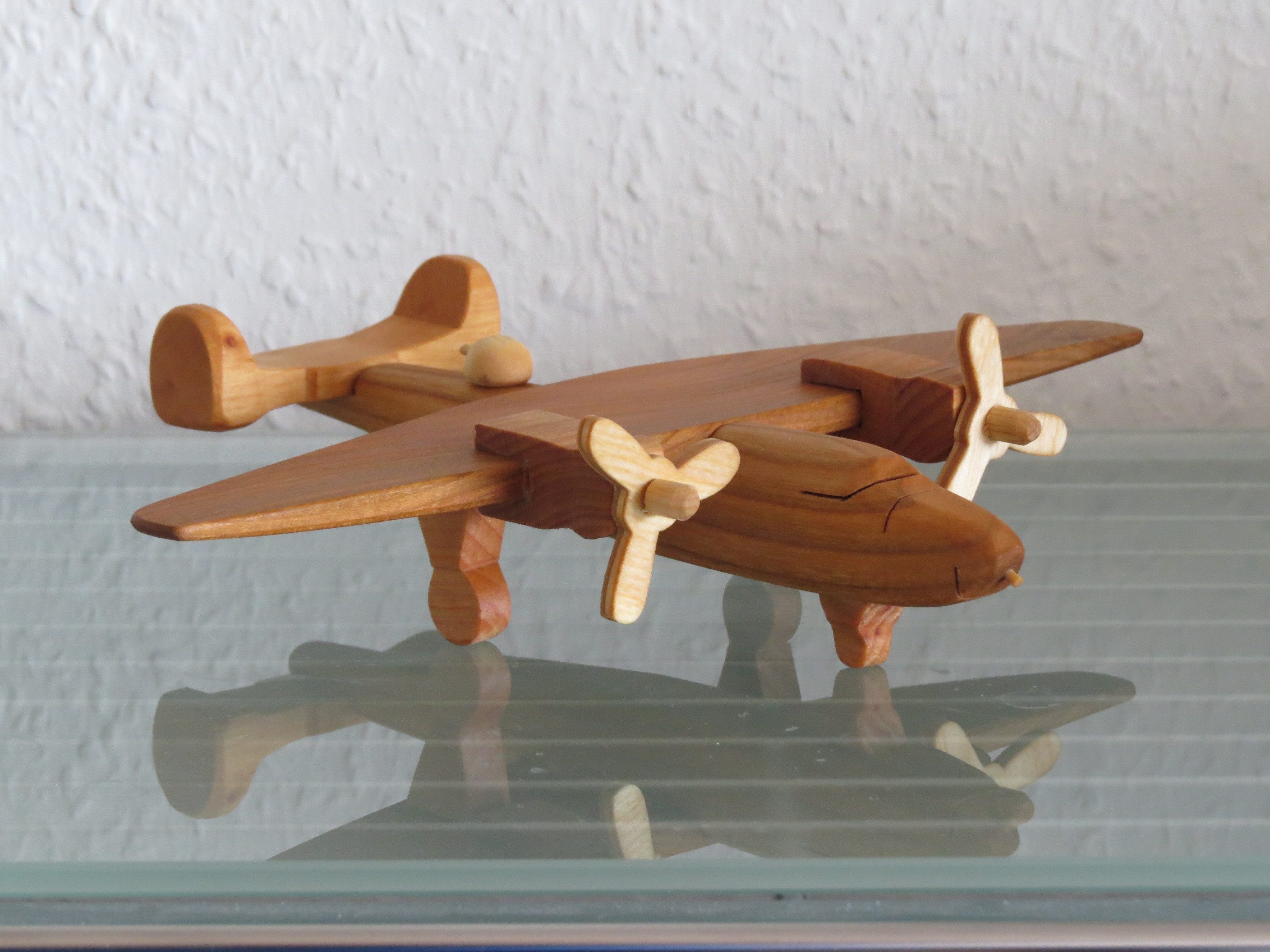 Holzprodukte Игрушки-Flugzeug Oldtimer Flugzeug Flieger B17 B25 Bomber B-17 B-25 HANDARBEIT NEU Holz