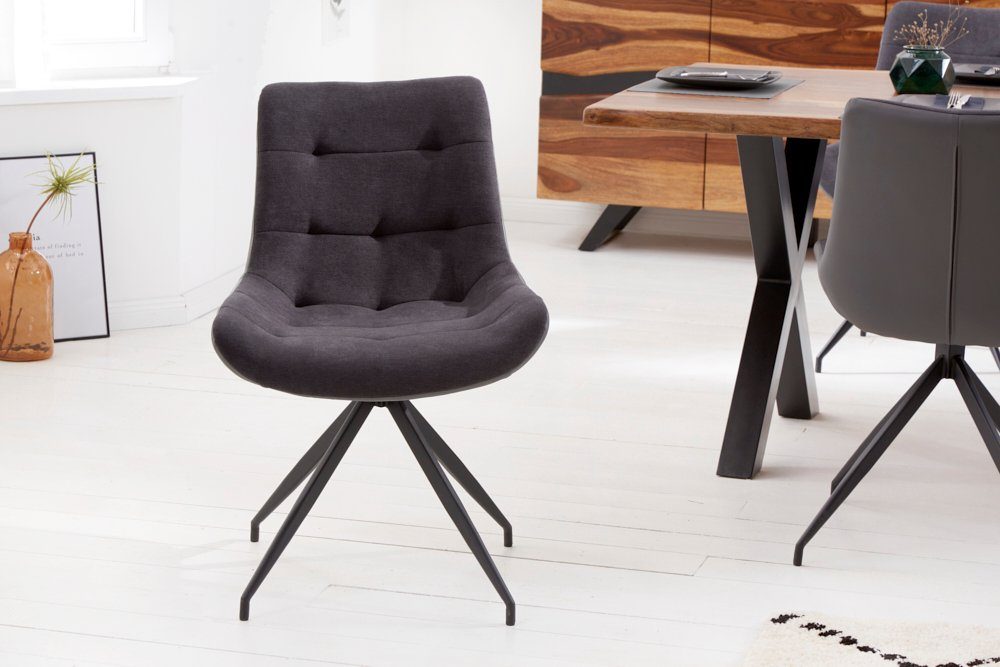 riess-ambiente Esszimmerstuhl DIVANI dunkelgrau, Esszimmer · günstig online kaufen