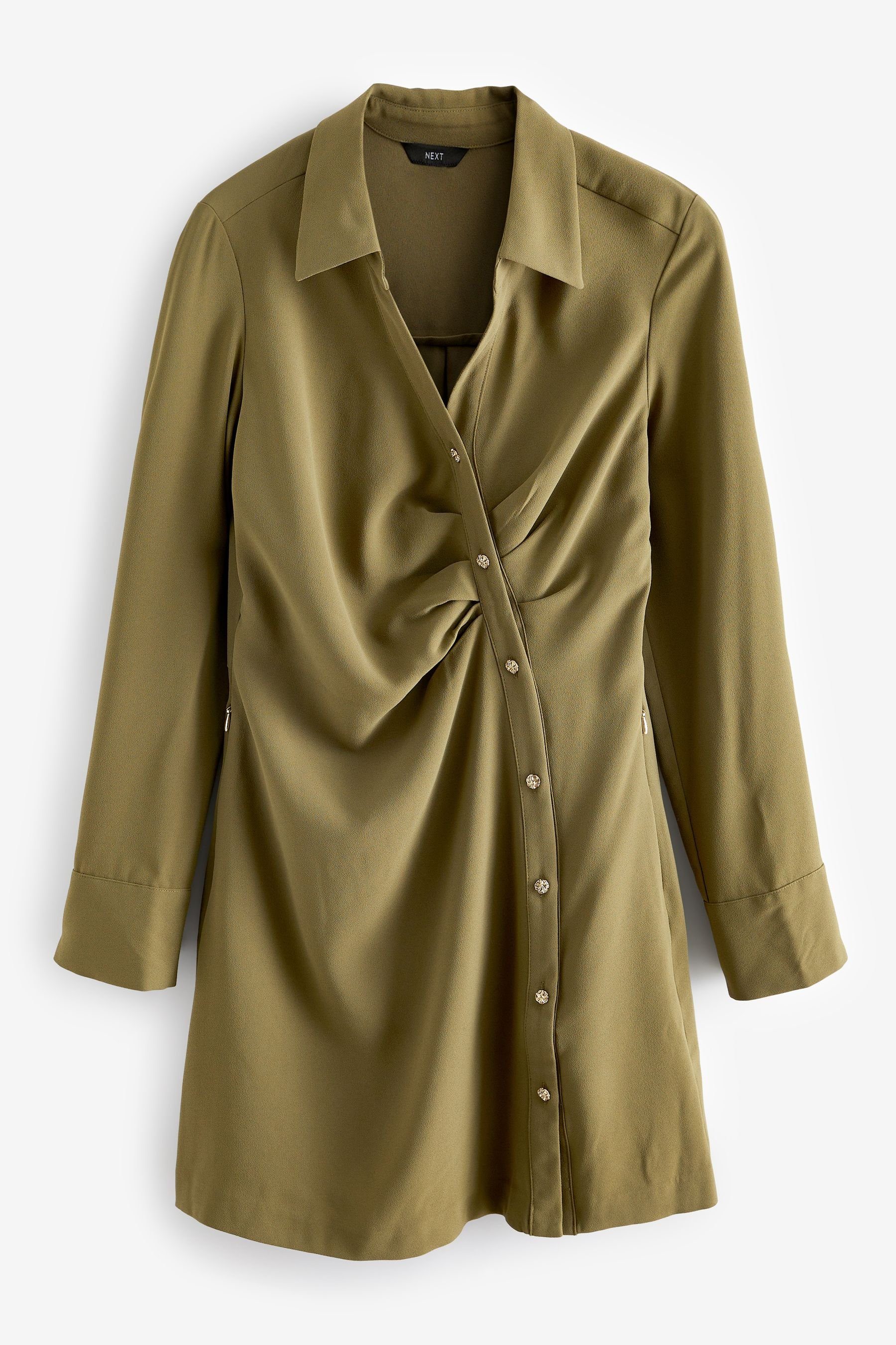 Next Minikleid Asymmetrisches Minikleid aus Crêpe günstig online kaufen